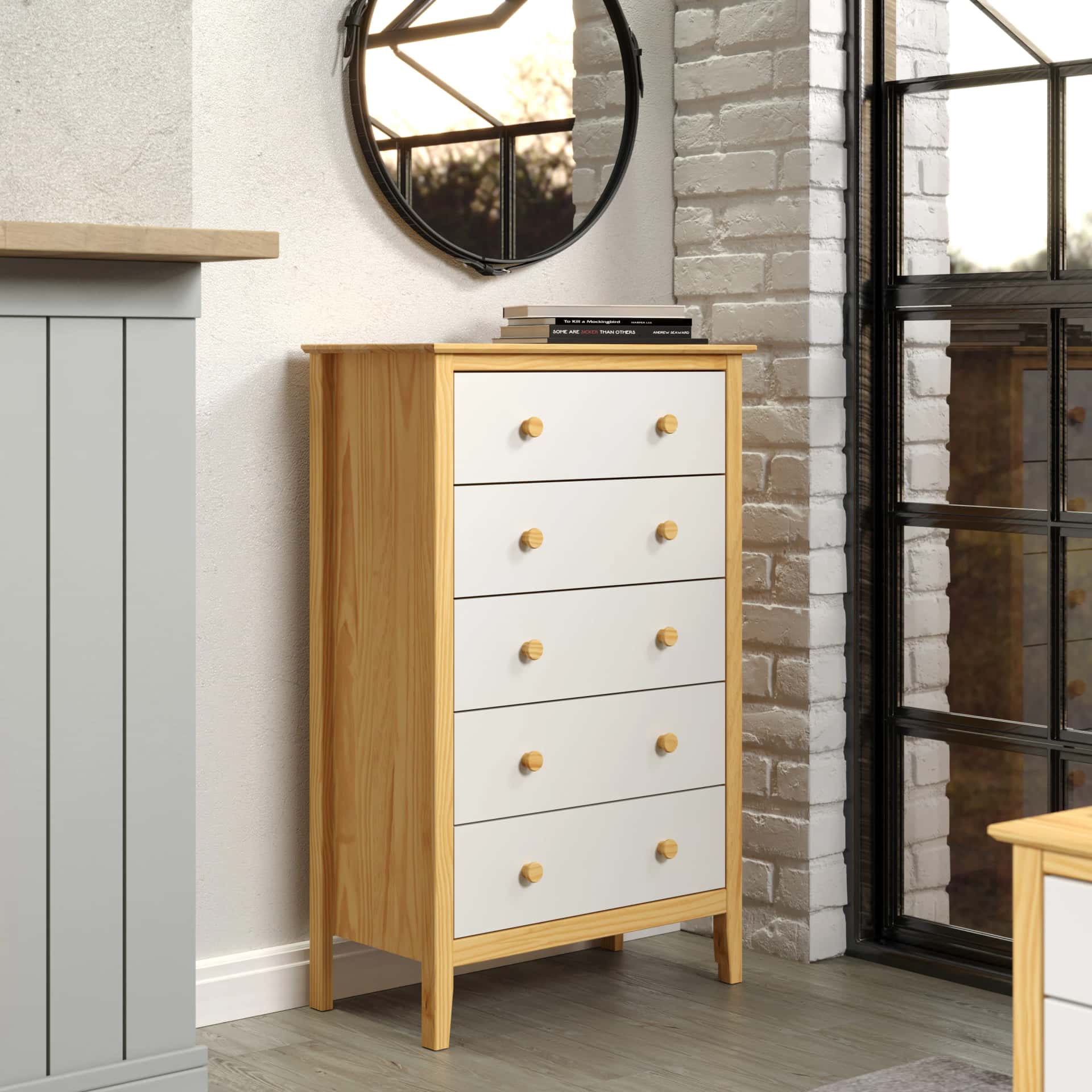 5 Drawer Dresser, Moda Lasting style meets ample storage. Your modern essential. - view 7