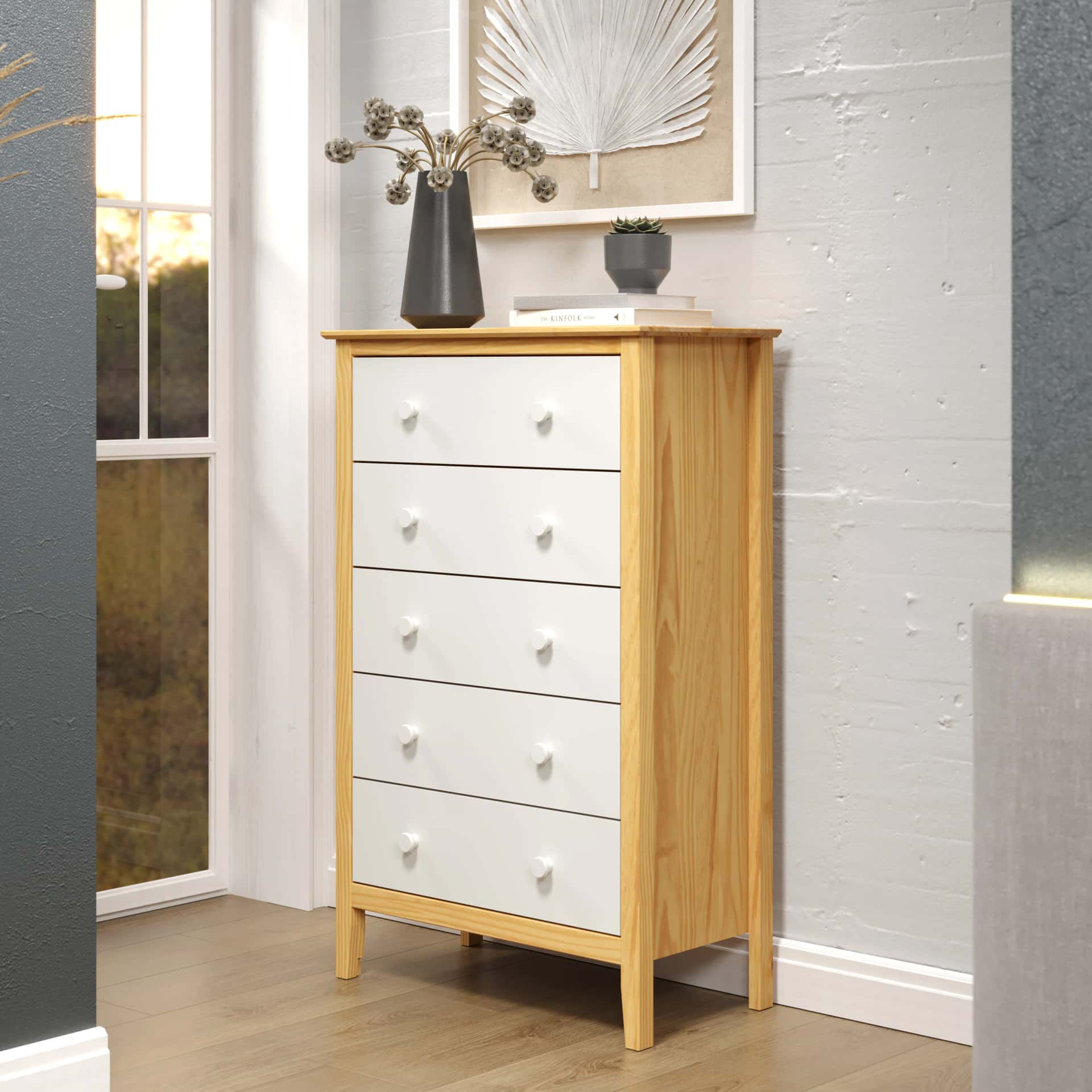 5 Drawer Dresser, Moda Lasting style meets ample storage. Your modern essential. - view 6