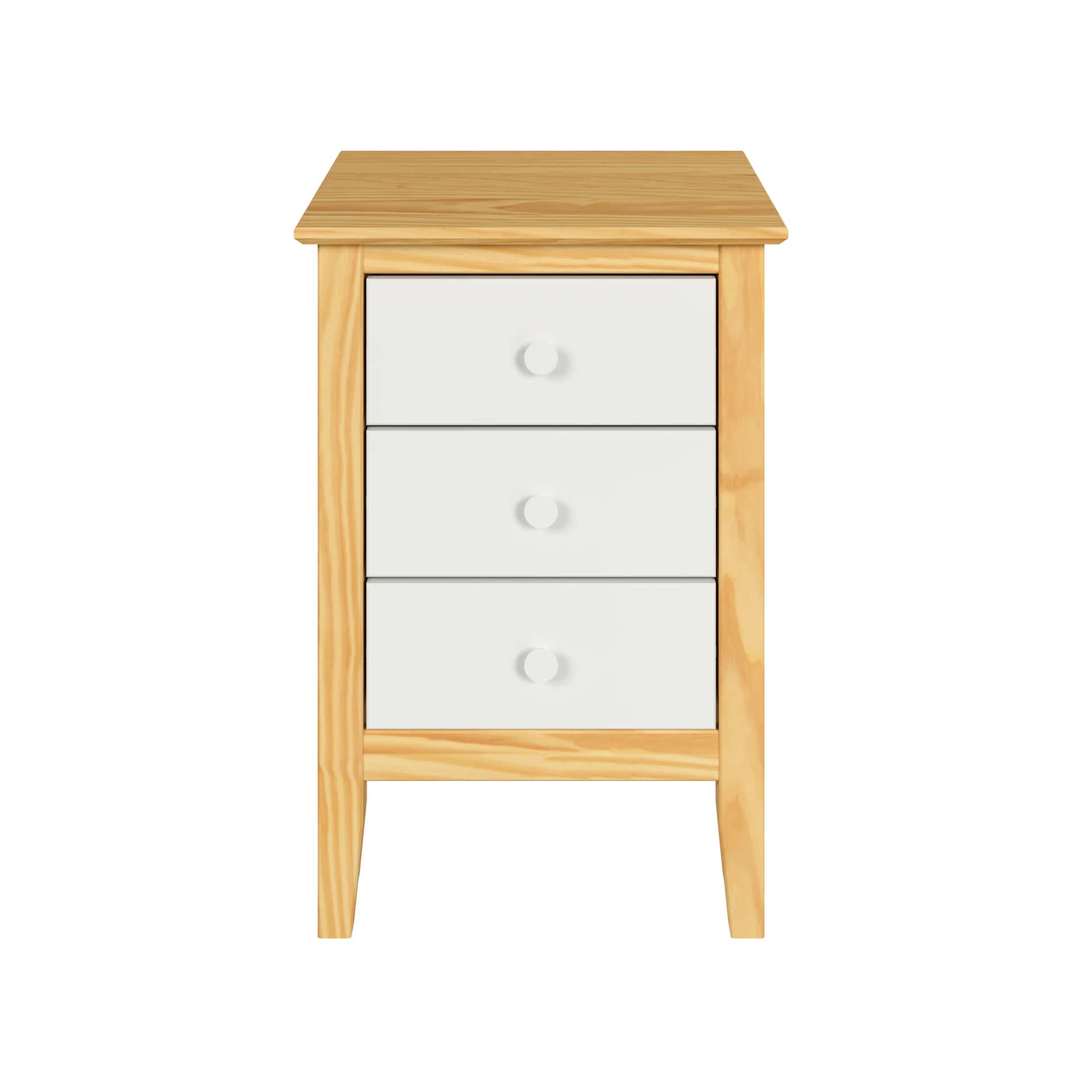 3 Drawer Bedside Nightstand Versatile and elegant solid wood storage for any room. - view 7