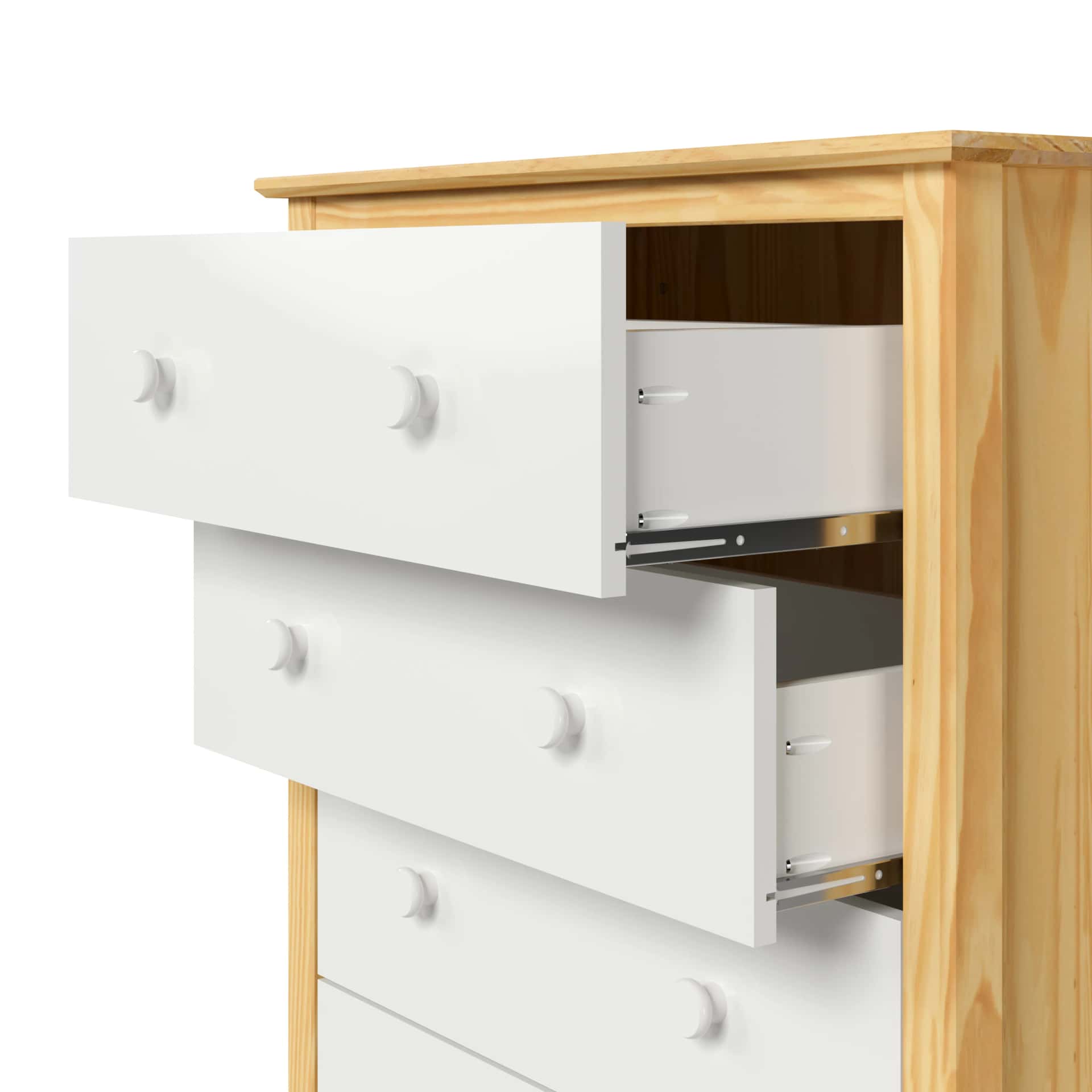 4 Drawer Dresser, Moda Organize beautifully with this timeless, solid pine addition. - view 4