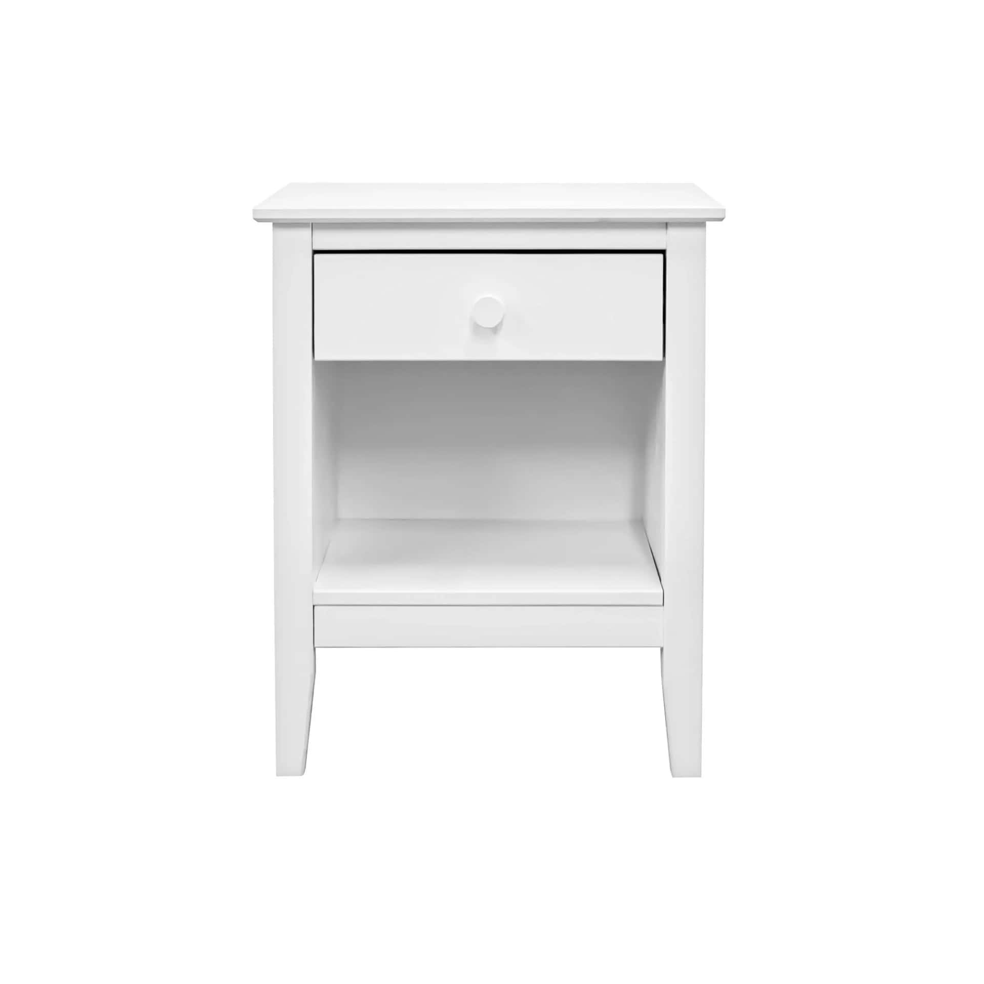 1 Drawer Bedside Nightstand Essential bedside storage with a classic, solid wood design. - view 9