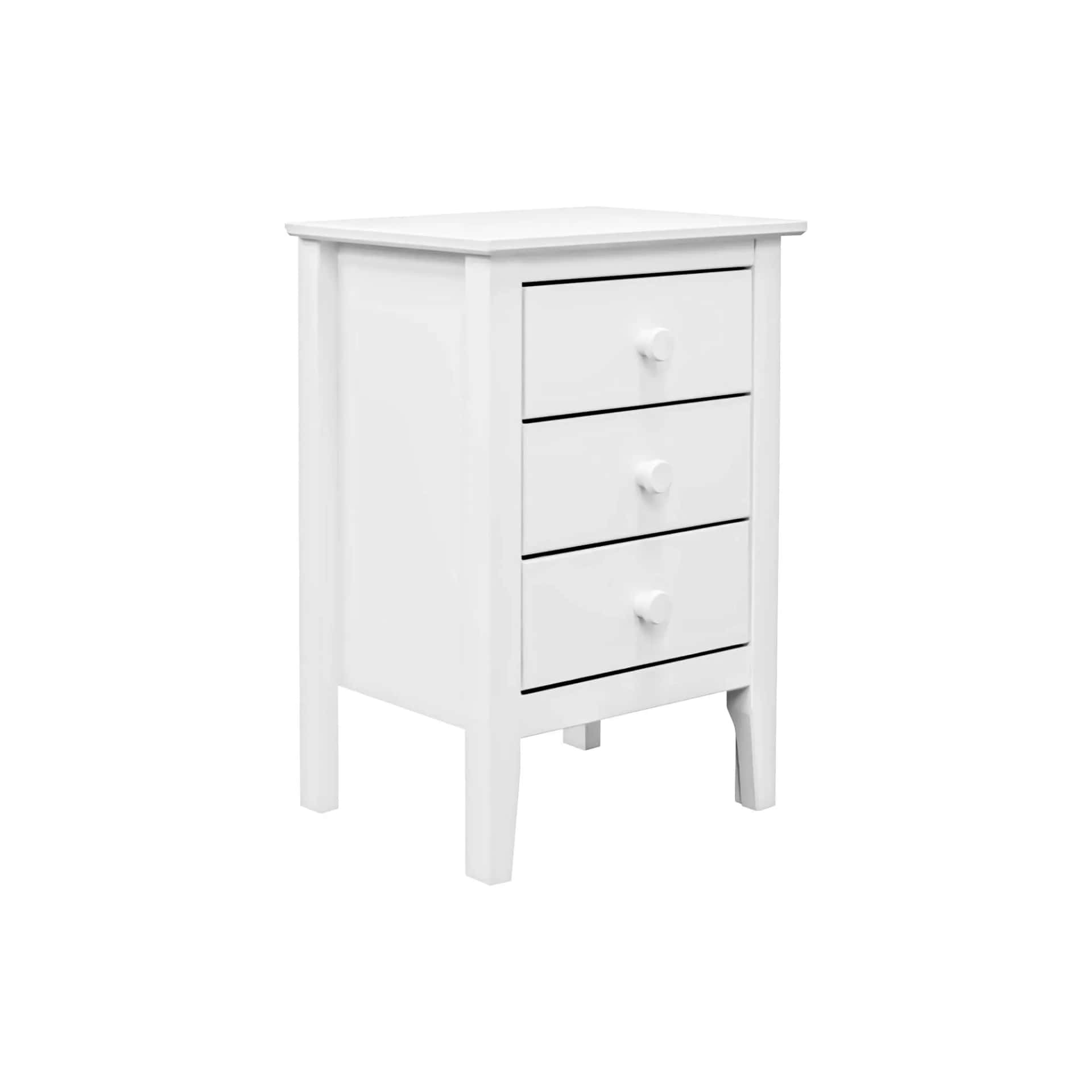 3 Drawer Bedside Nightstand Versatile and elegant solid wood storage for any room. - view 2