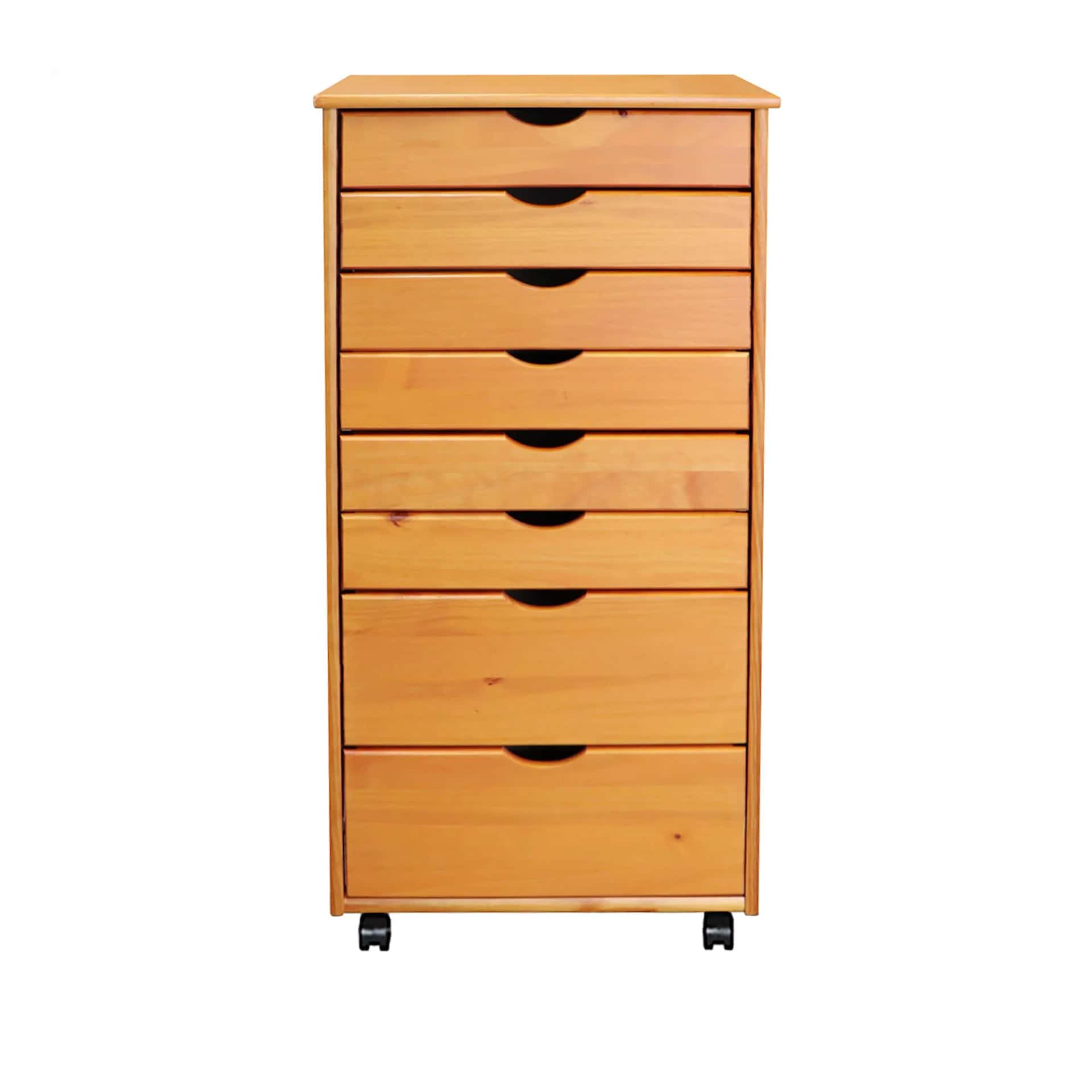 8 Drawer Wide Rolling Cart Ultimate organization with a versatile 6+2 drawer layout. thumbnail