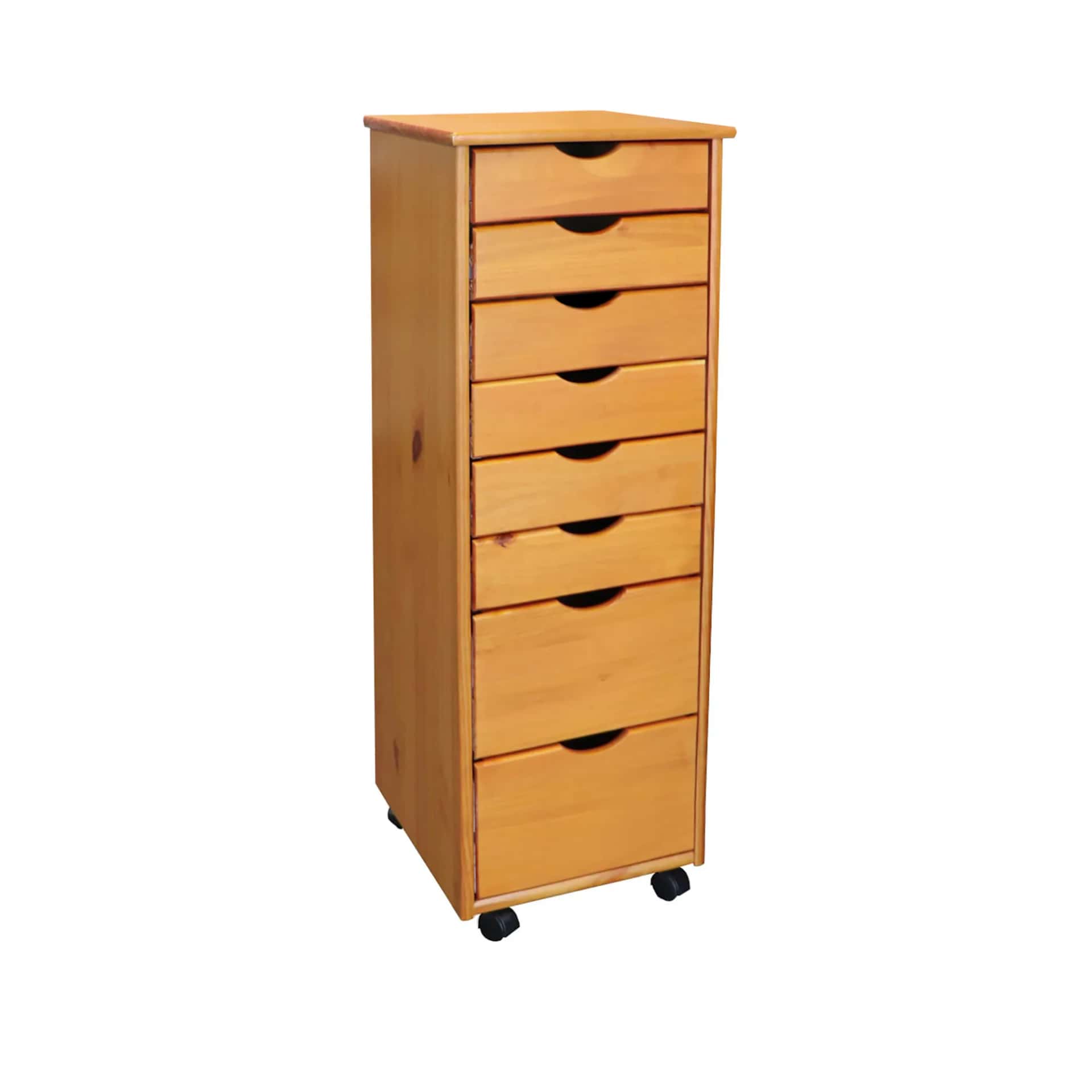 8 Drawer Rolling Cart Maximize your space with eight drawers for superior storage. - view 2