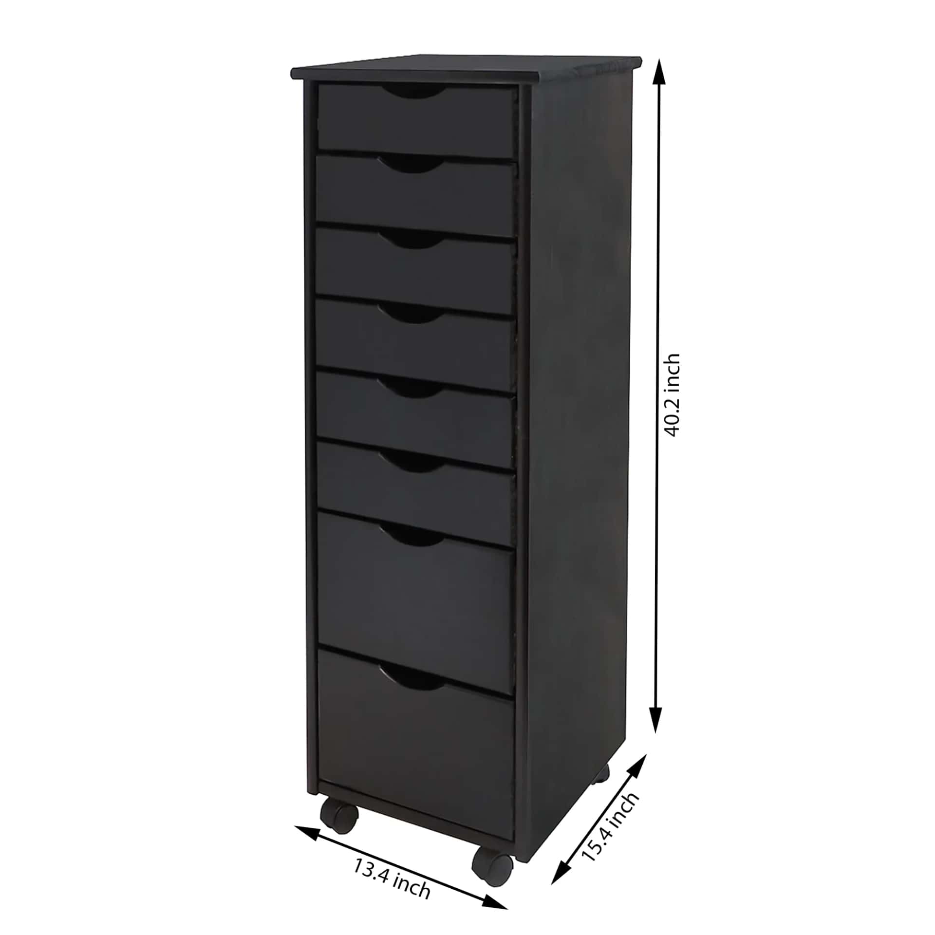 8 Drawer Rolling Cart Maximize your space with eight drawers for superior storage. - view 7