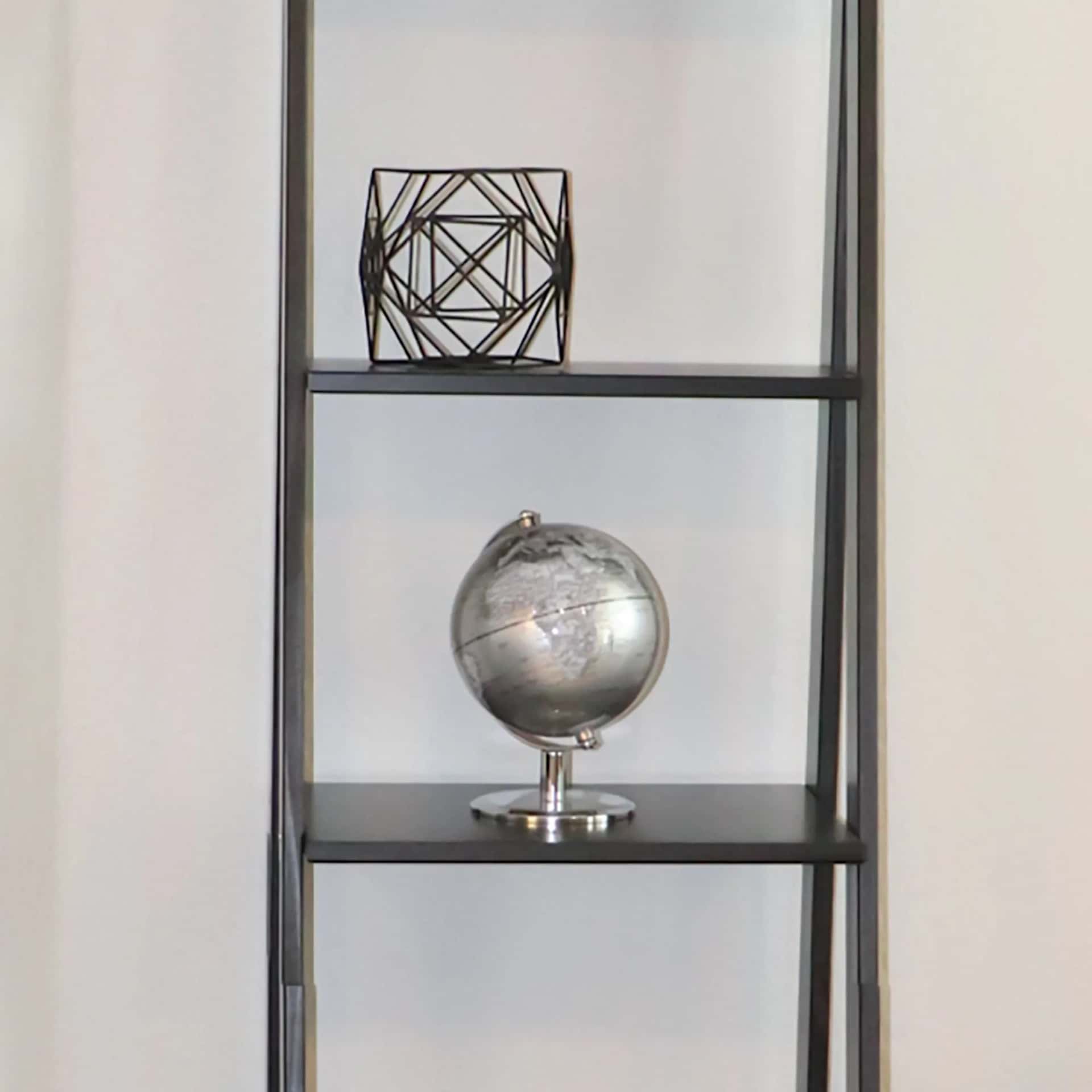 5 Shelf Ladder Bookshelf Stable, free-standing design to elevate any room's decor. - view 6
