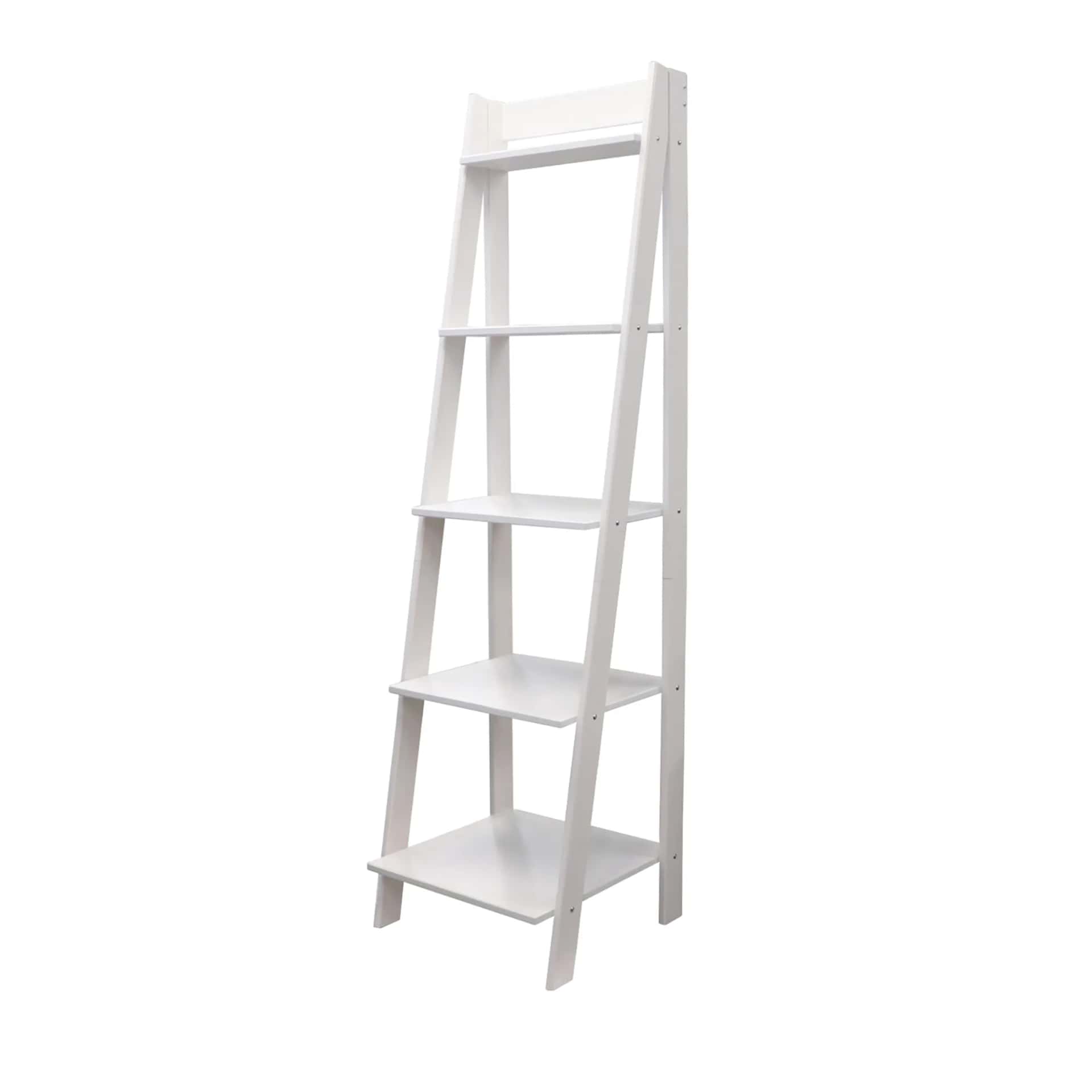 5 Shelf Ladder Bookshelf Stable, free-standing design to elevate any room's decor. - view 9