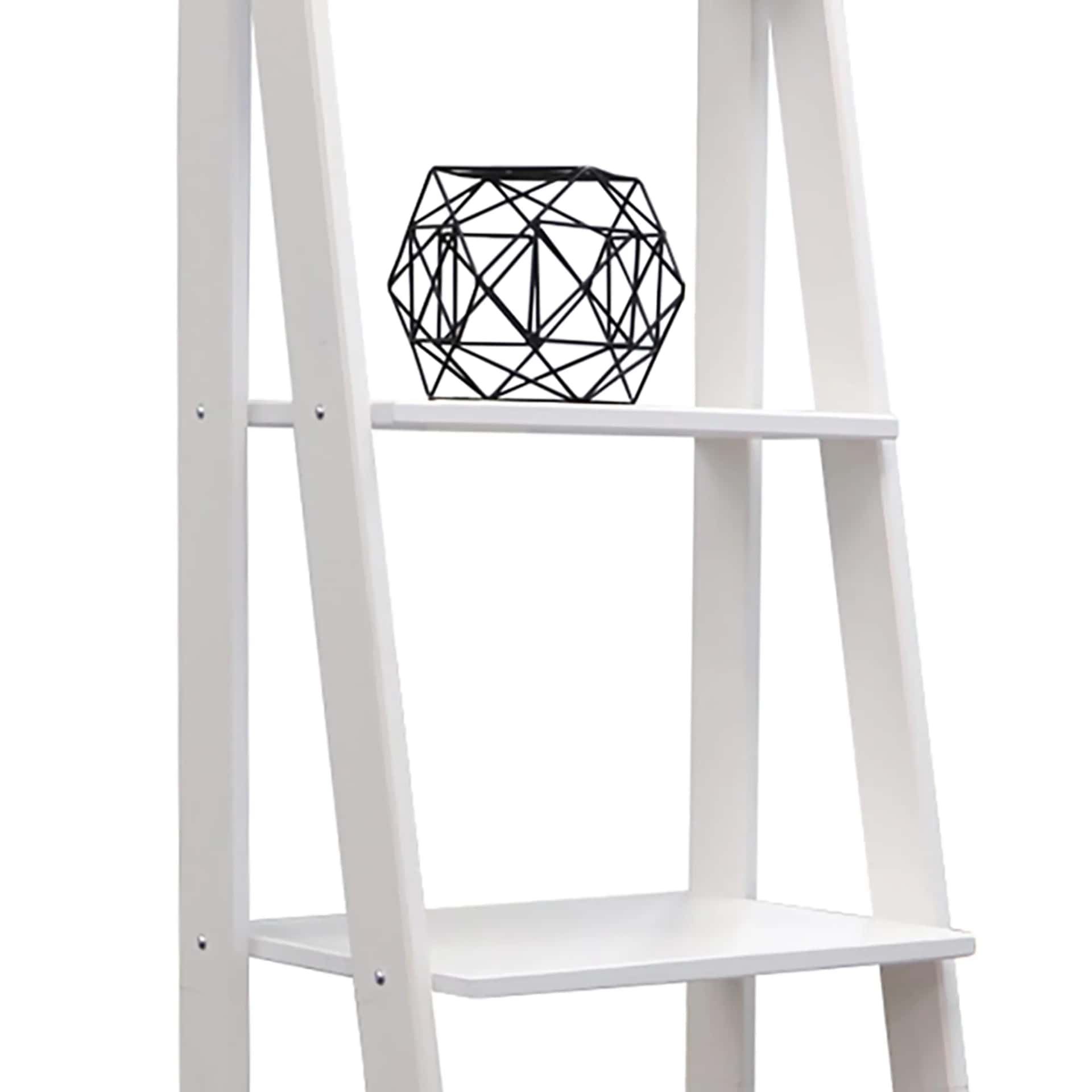 5 Shelf Ladder Bookshelf Stable, free-standing design to elevate any room's decor. - view 12