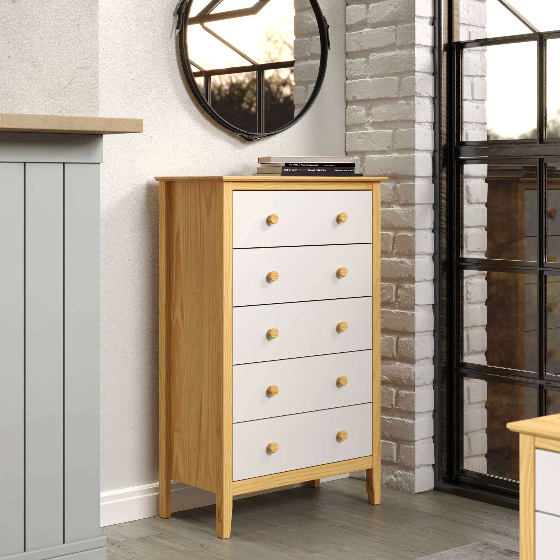 5 Drawer Dresser, Moda Lasting style meets ample storage. Your modern essential. - view 7