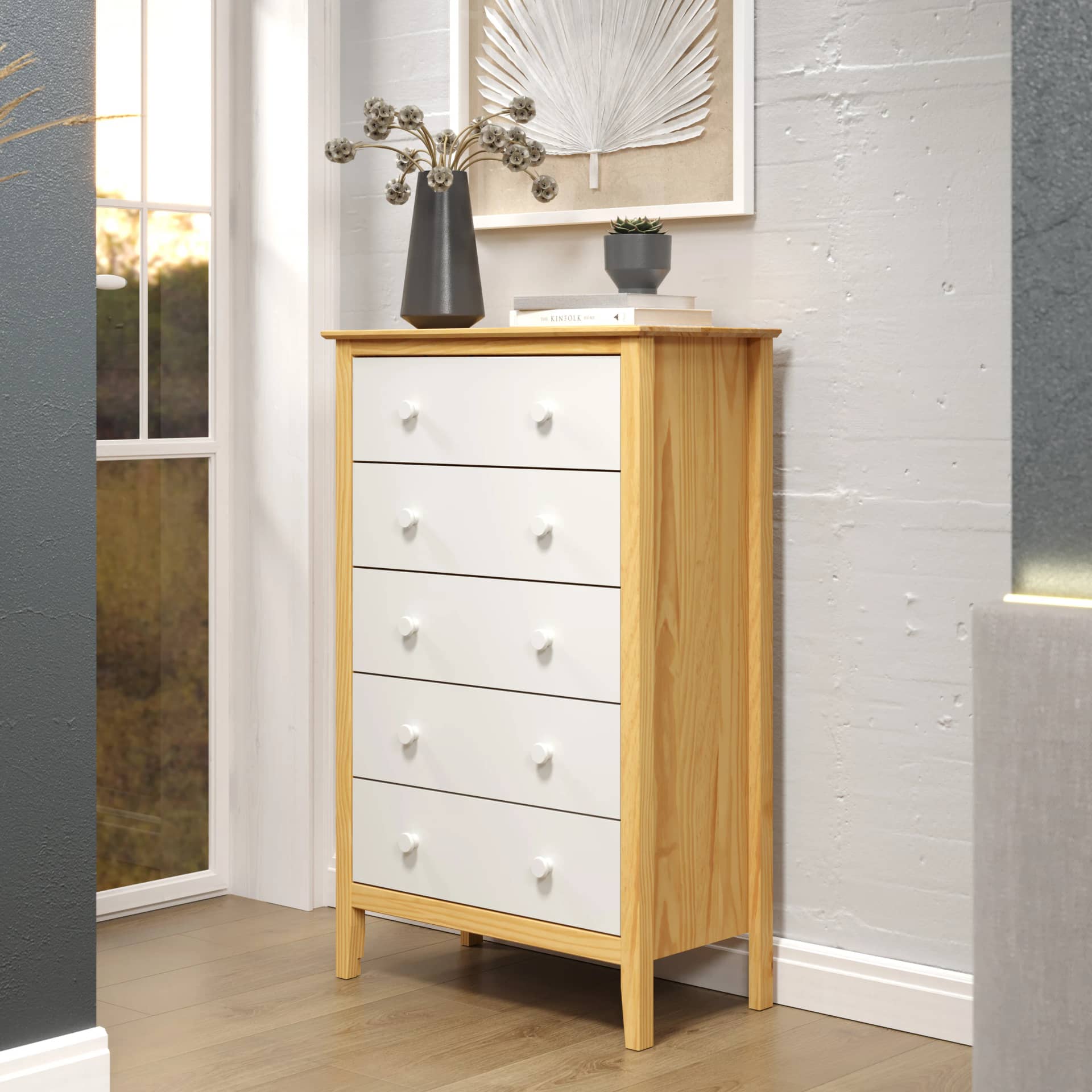 5 Drawer Dresser, Moda Lasting style meets ample storage. Your modern essential. - view 6