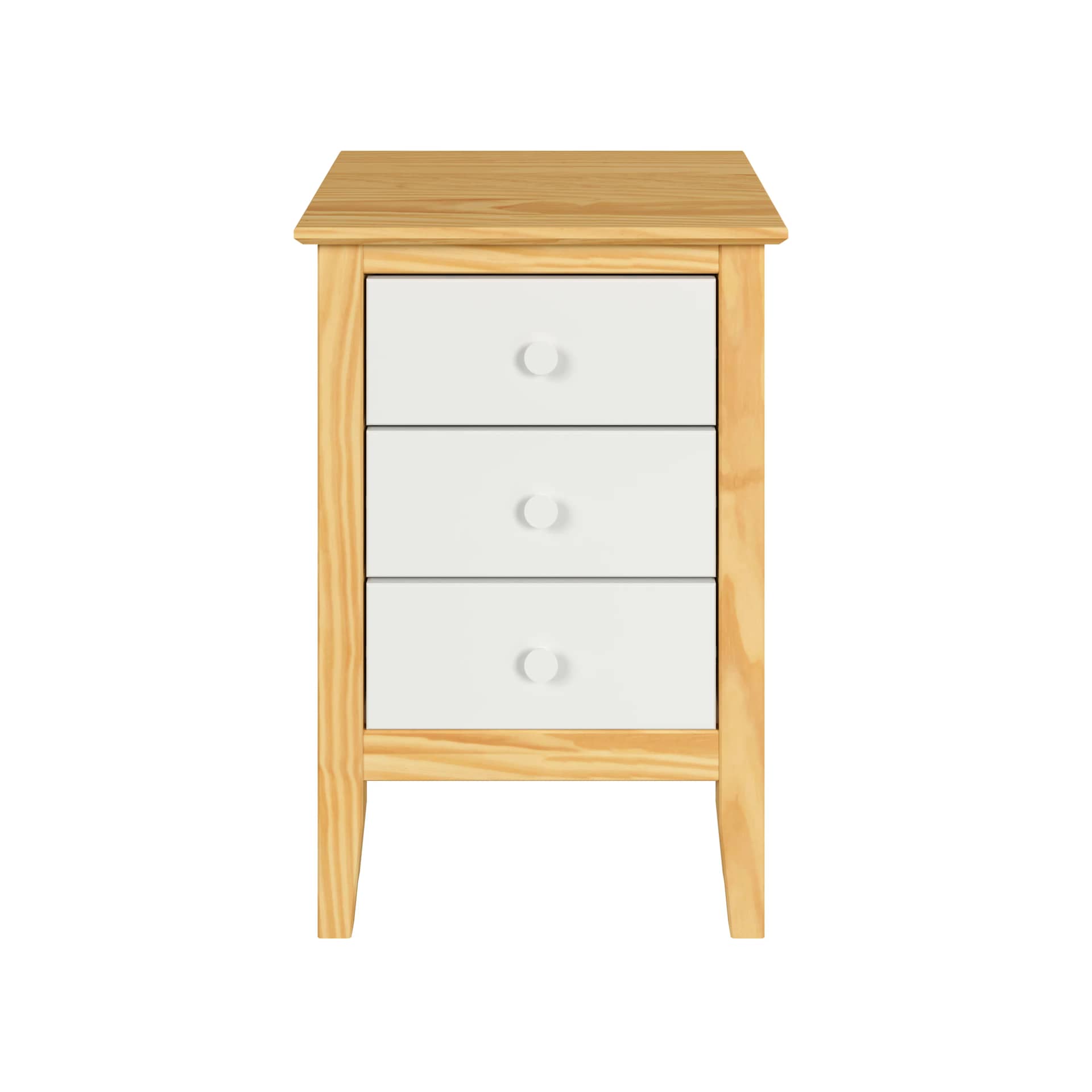 3 Drawer Bedside Nightstand Versatile and elegant solid wood storage for any room. - view 7