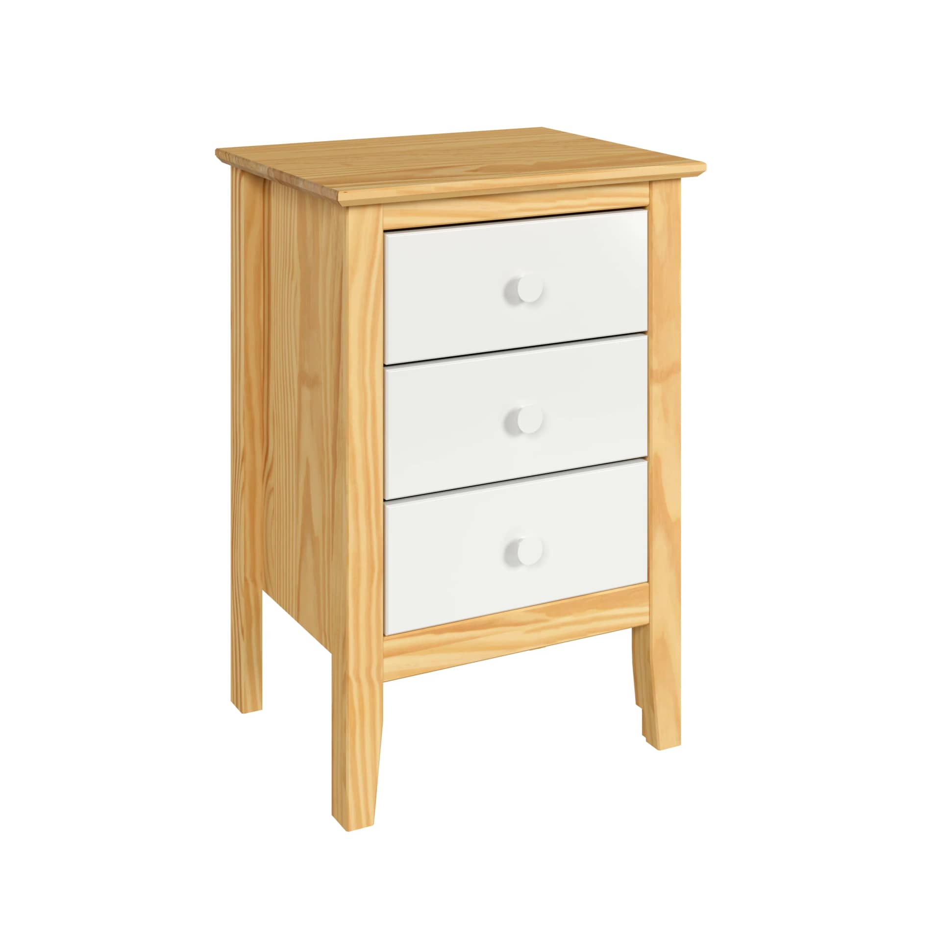 3 Drawer Bedside Nightstand Versatile and elegant solid wood storage for any room. - view 8