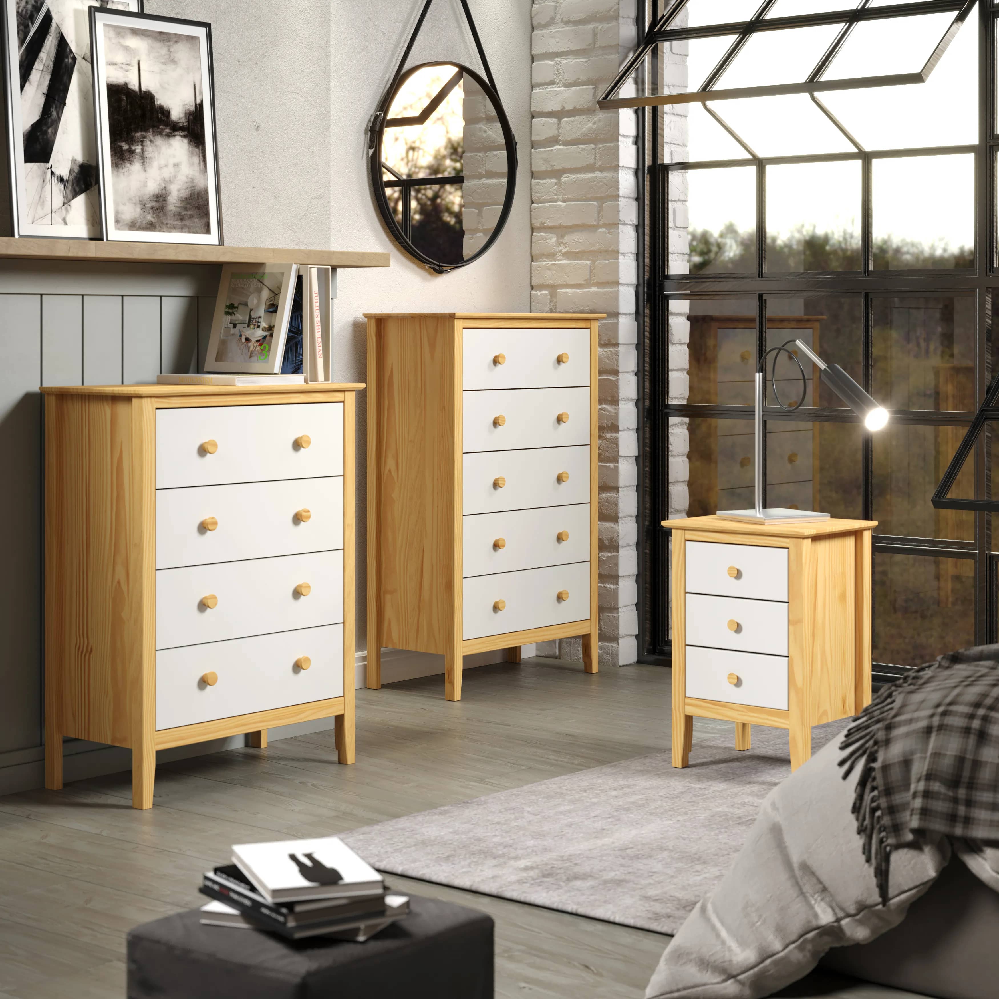 4 Drawer Chest Moda - view 8