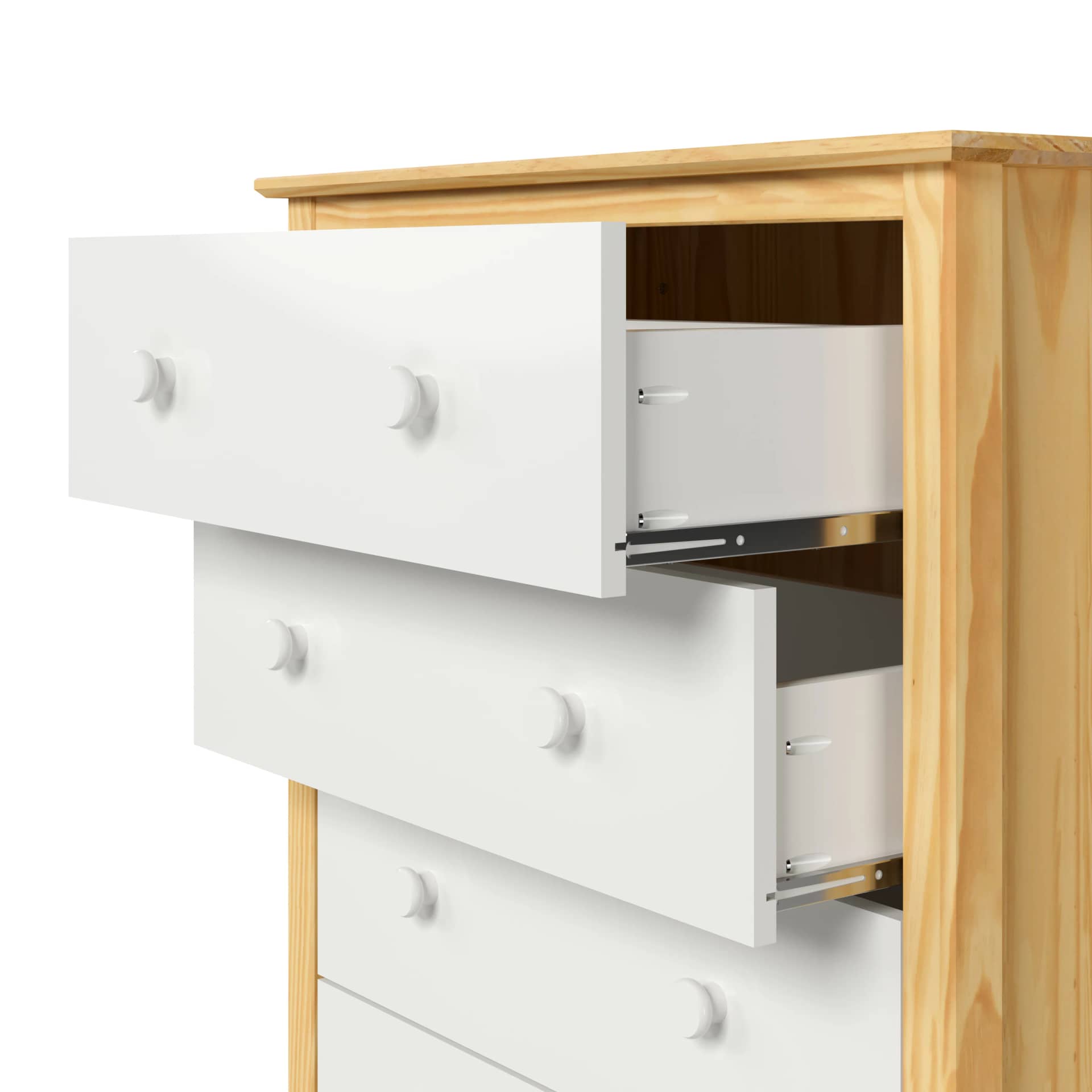 4 Drawer Dresser, Moda Organize beautifully with this timeless, solid pine addition. - view 4