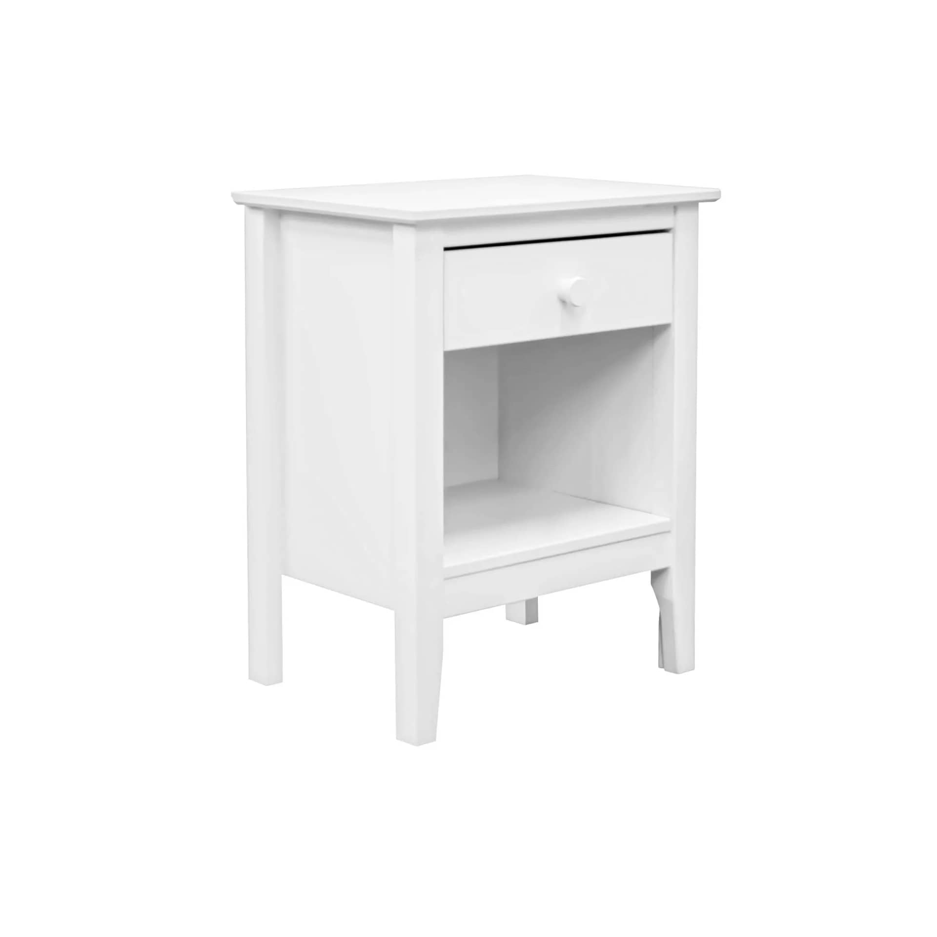 1 Drawer Bedside Nightstand Essential bedside storage with a classic, solid wood design. - view 10