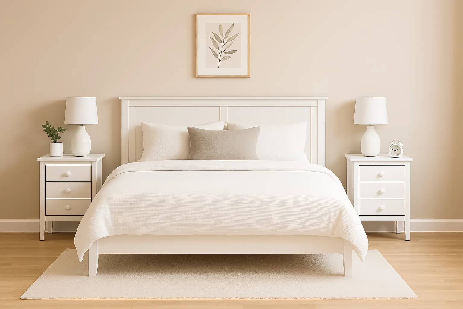 3 Drawer Bedside Nightstand Versatile and elegant solid wood storage for any room. - view 5