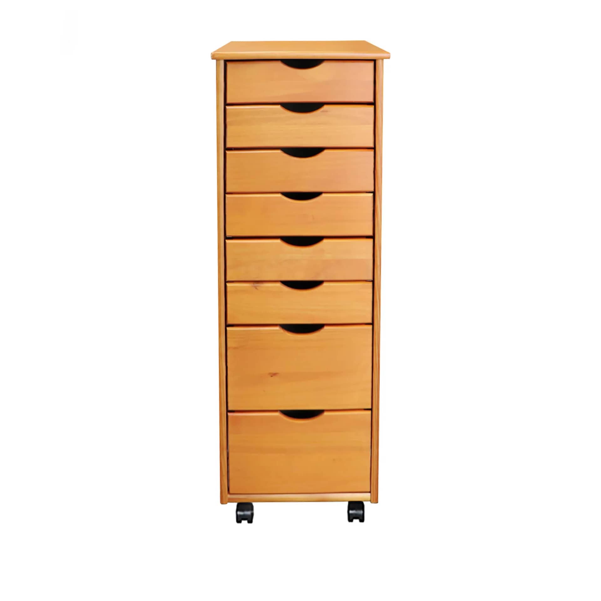 8 Drawer Rolling Cart Maximize your space with eight drawers for superior storage. - view 1