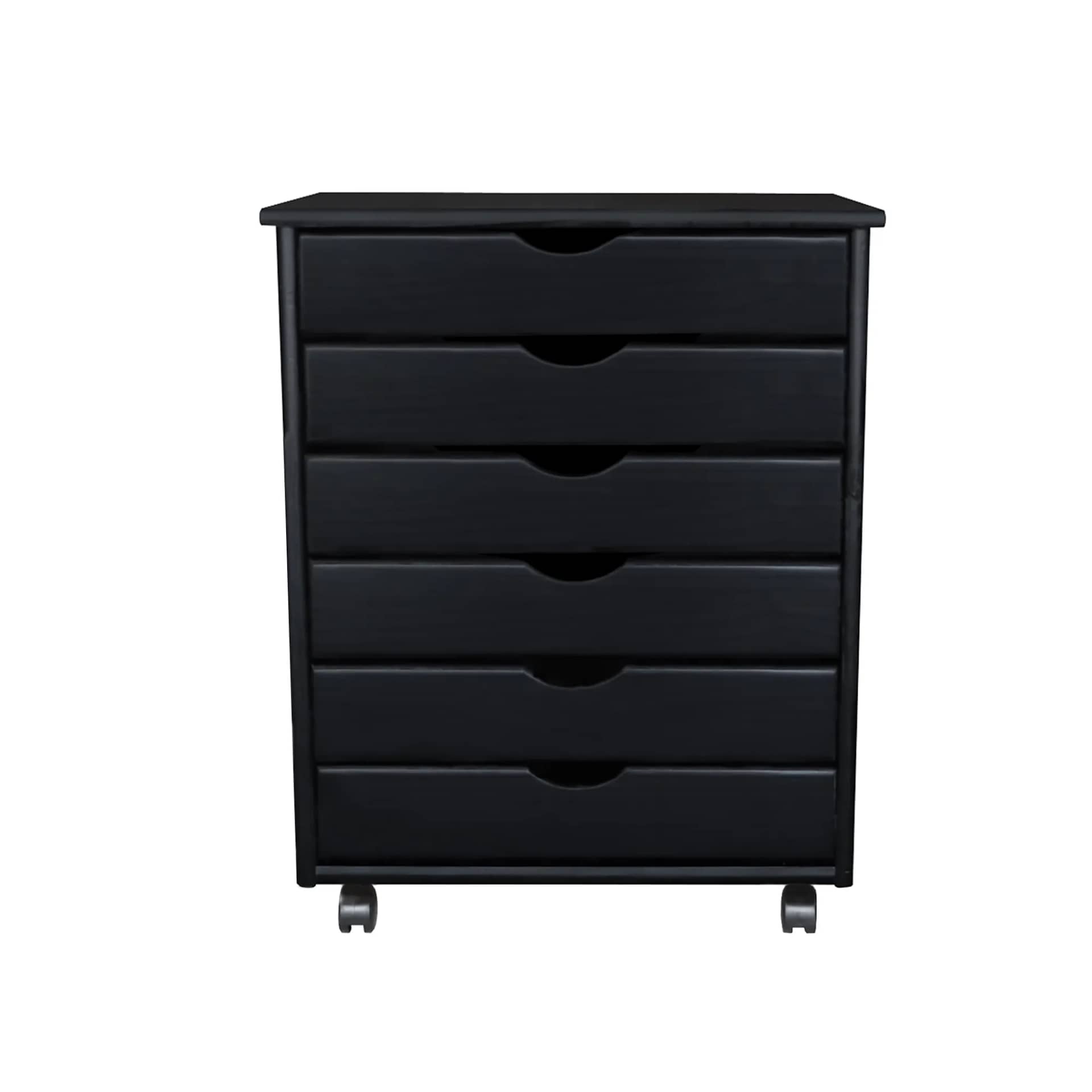 6 Drawer Wide Rolling Cart Go wider for serious craft and office supply storage. - view 4