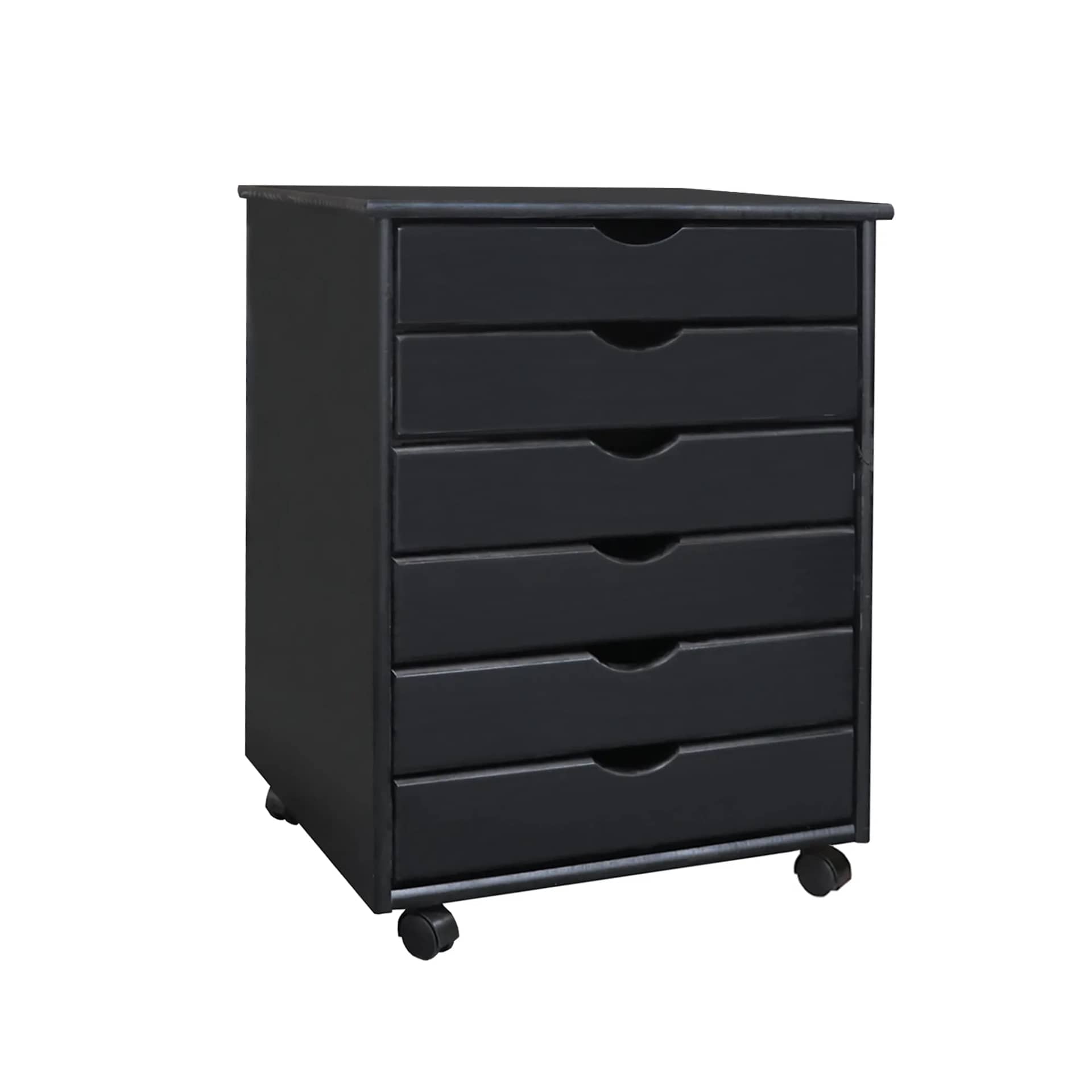 6 Drawer Wide Rolling Cart Go wider for serious craft and office supply storage. - view 5