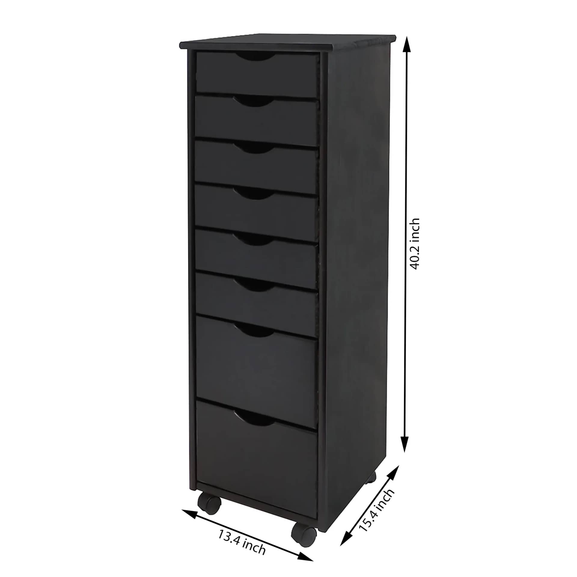 8 Drawer Rolling Cart Maximize your space with eight drawers for superior storage. - view 7
