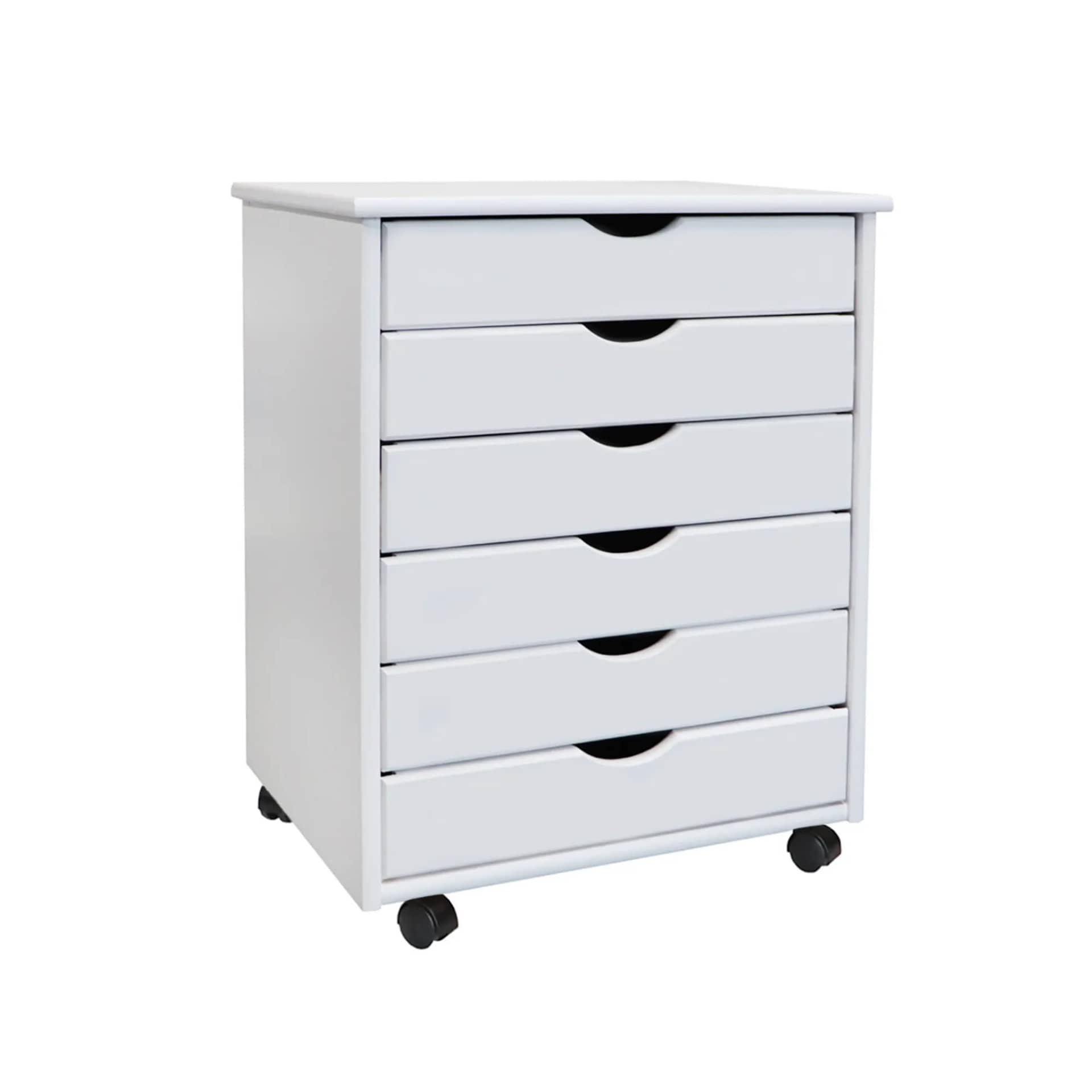 6 Drawer Wide Rolling Cart Go wider for serious craft and office supply storage. - view 8