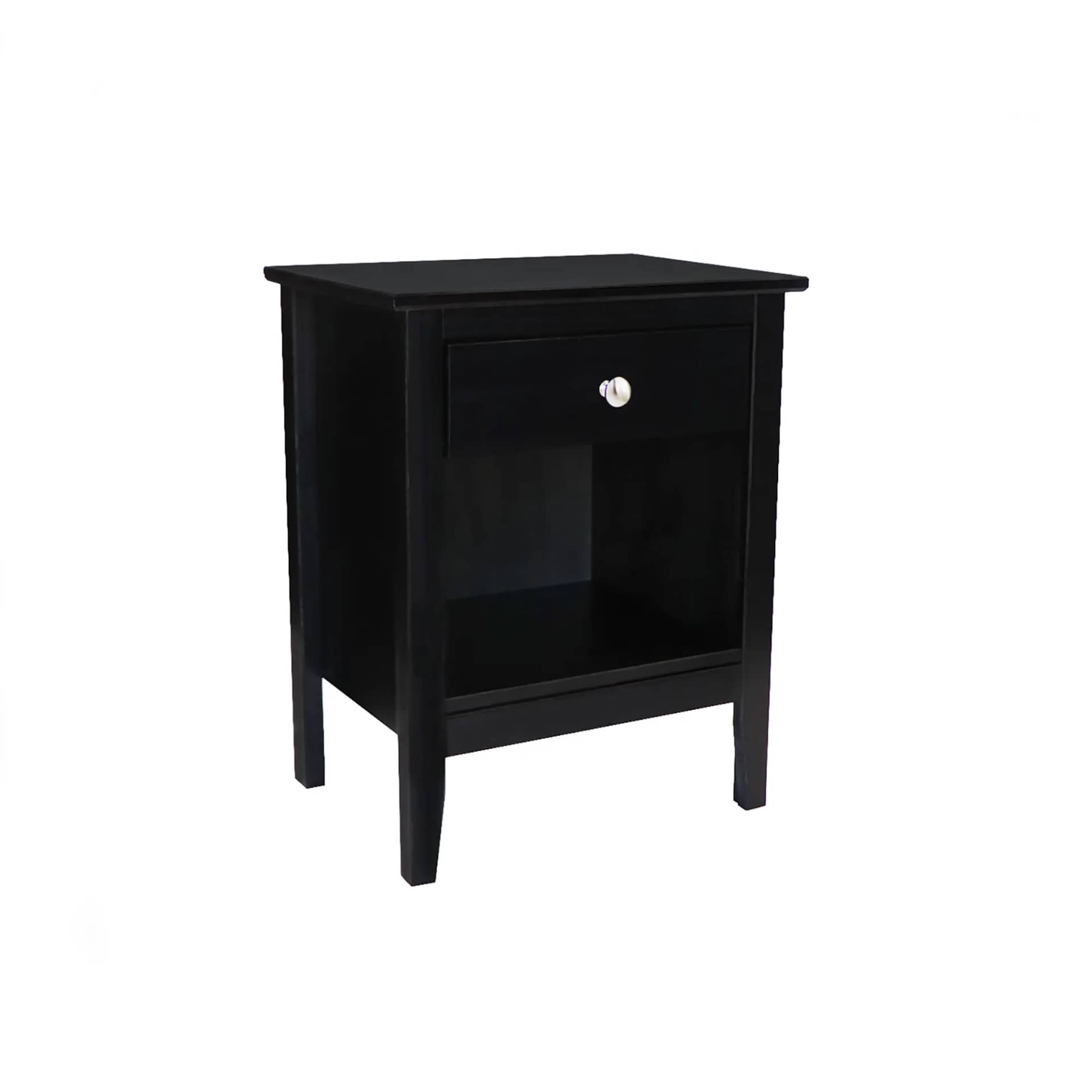 1 Drawer Bedside Nightstand Essential bedside storage with a classic, solid wood design. - view 2