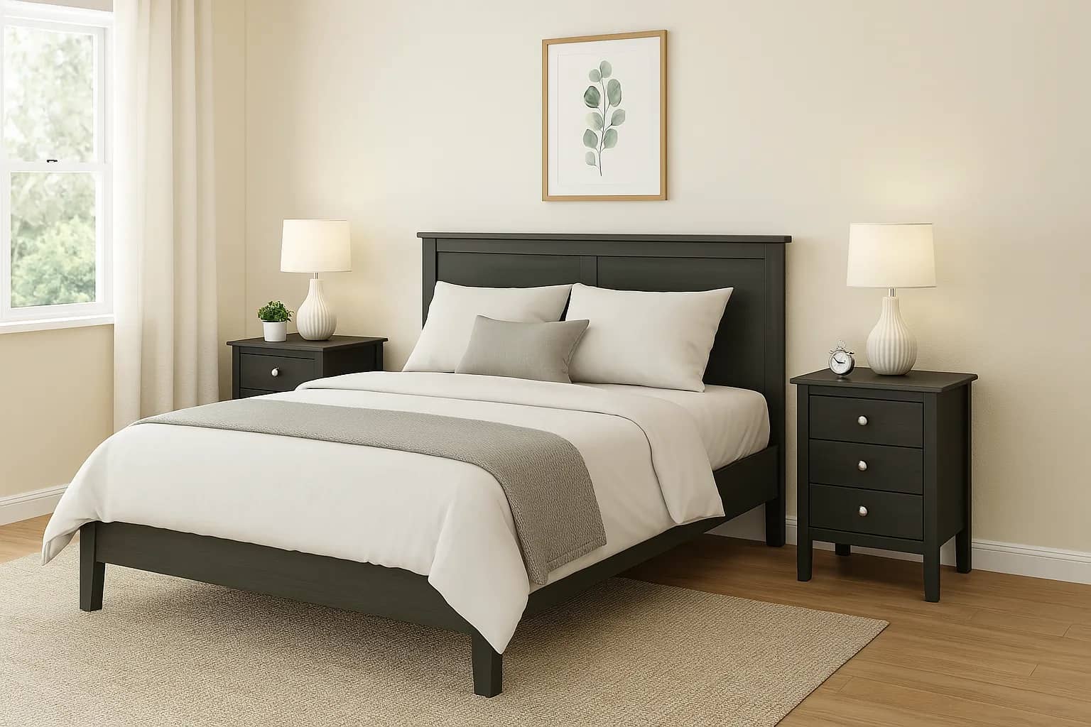 3 Drawer Nightstand - view 6