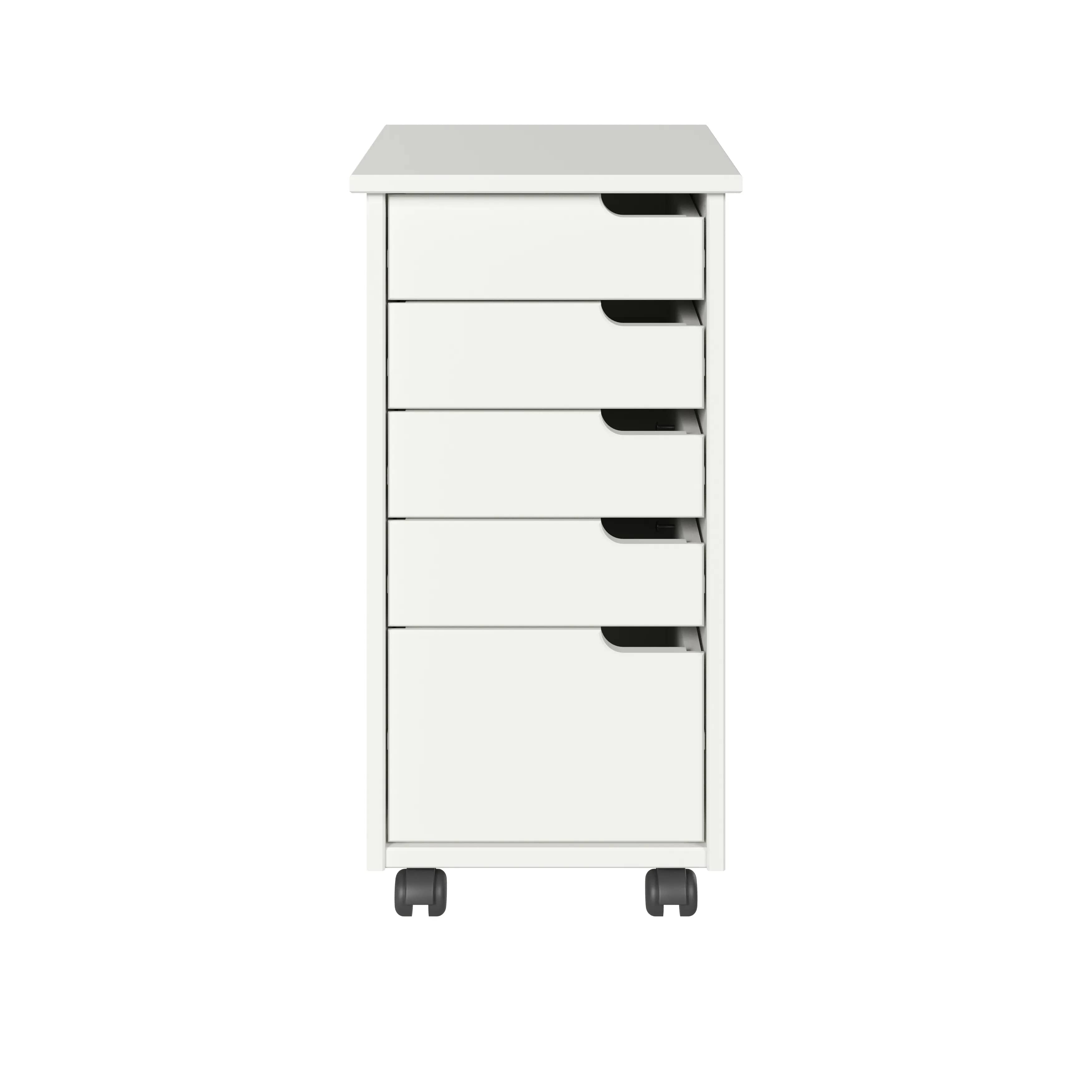 Euro 4+1 Drawer Rolling Cart - view 1