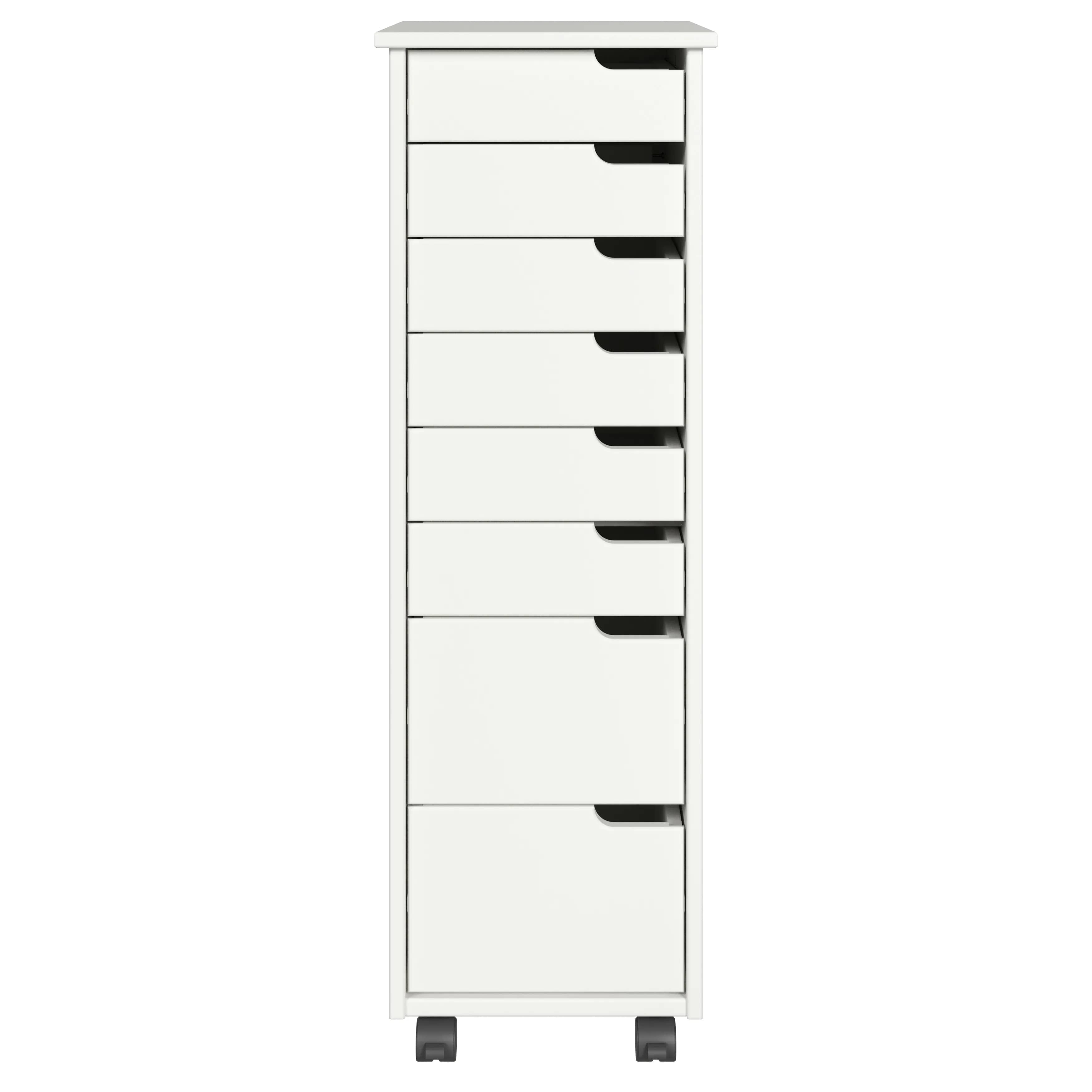 Euro 6+2 Drawer Rolling Cart - view 1