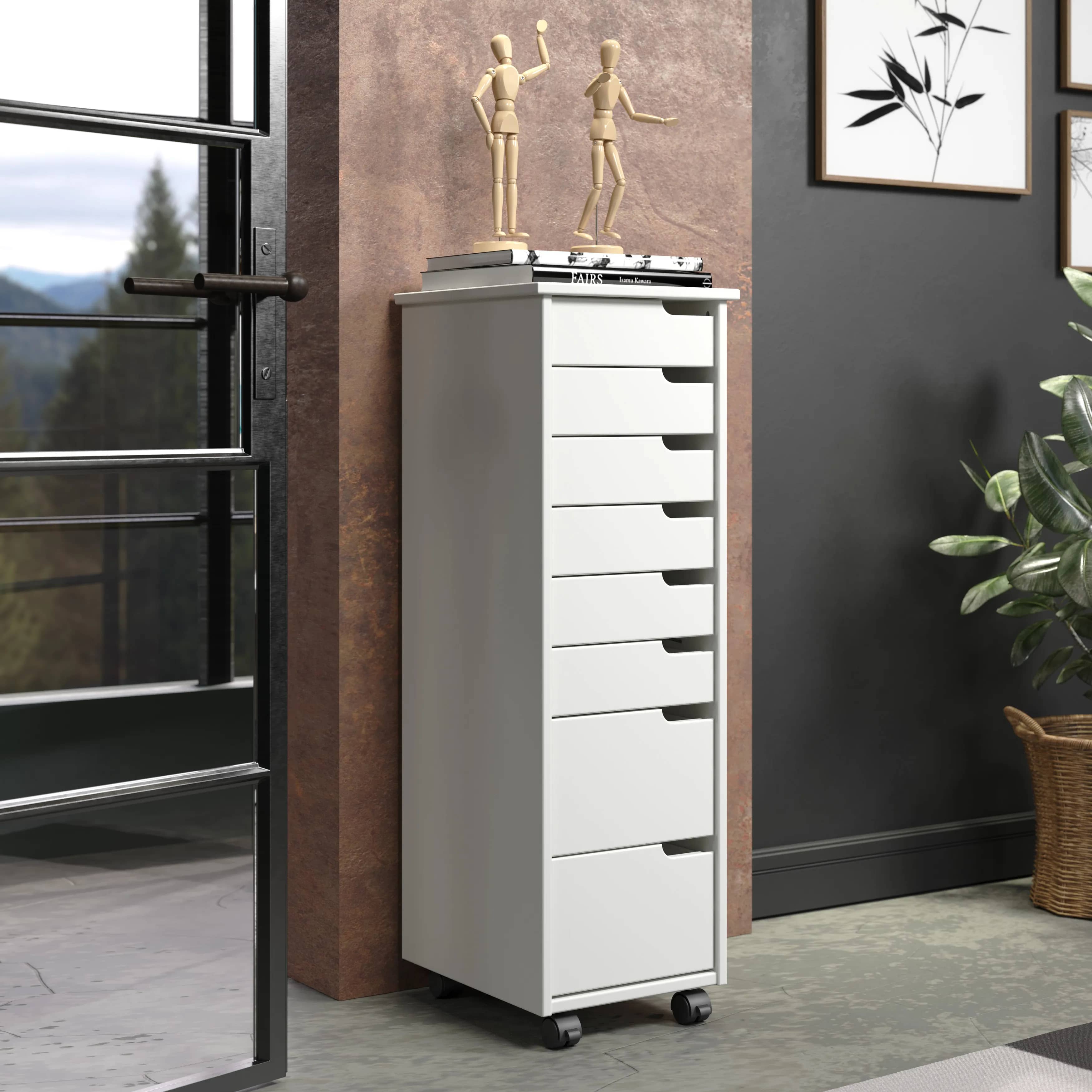 Euro 6+2 Drawer Rolling Cart - view 7