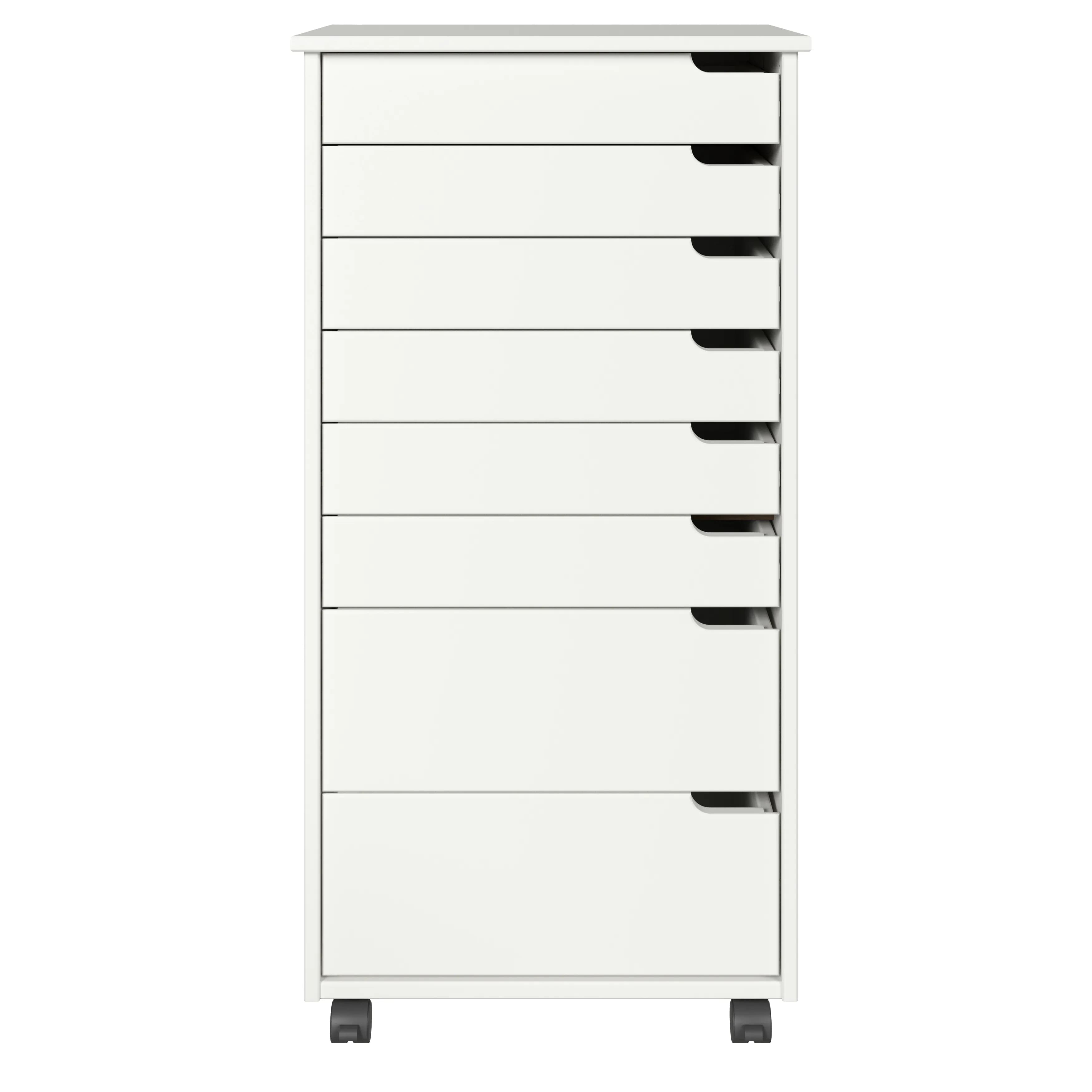 Euro 6+2 Drawer Wide Rolling Cart thumbnail