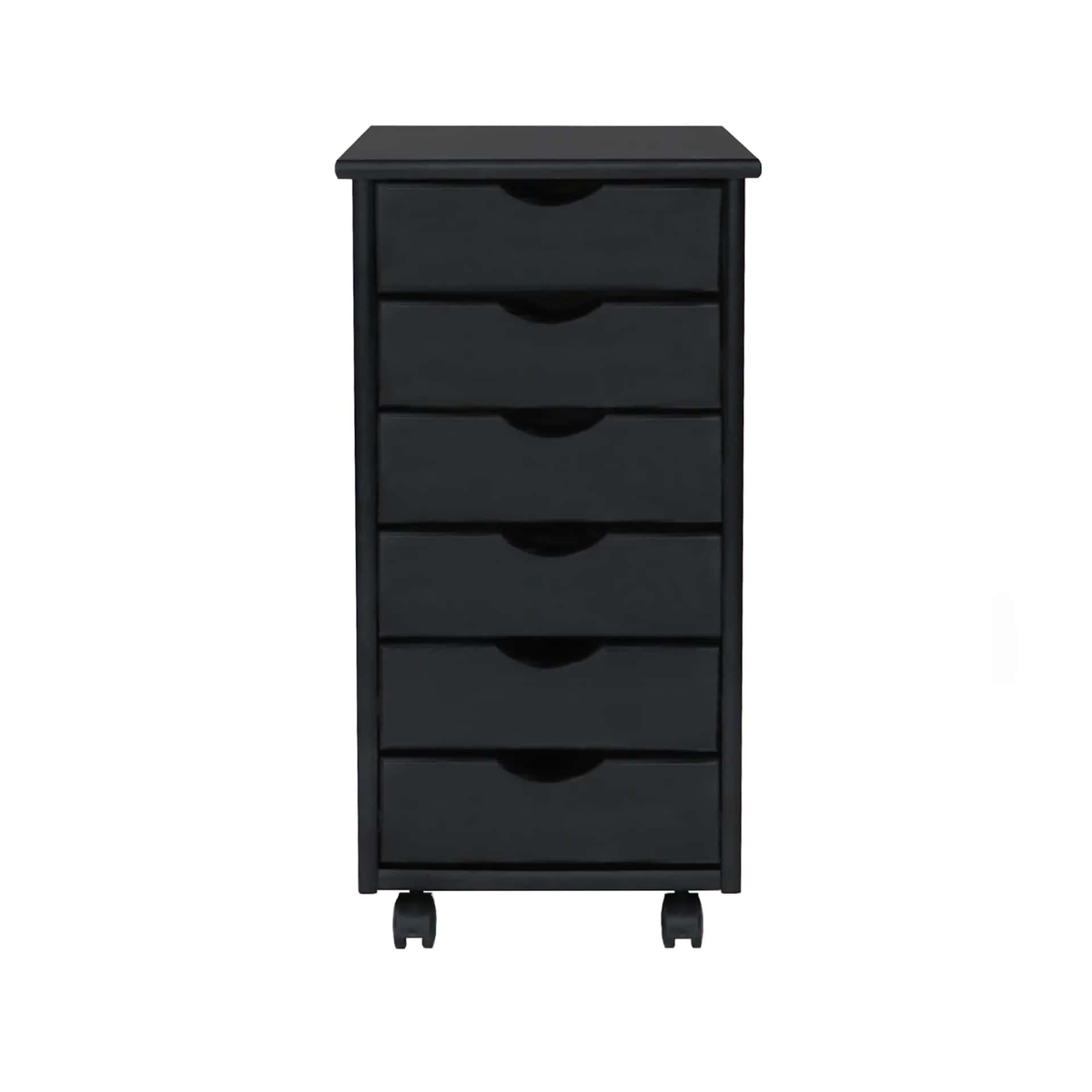 6 Drawer Rolling Cart Your mobile solution for stylish, everyday organization. - view 8
