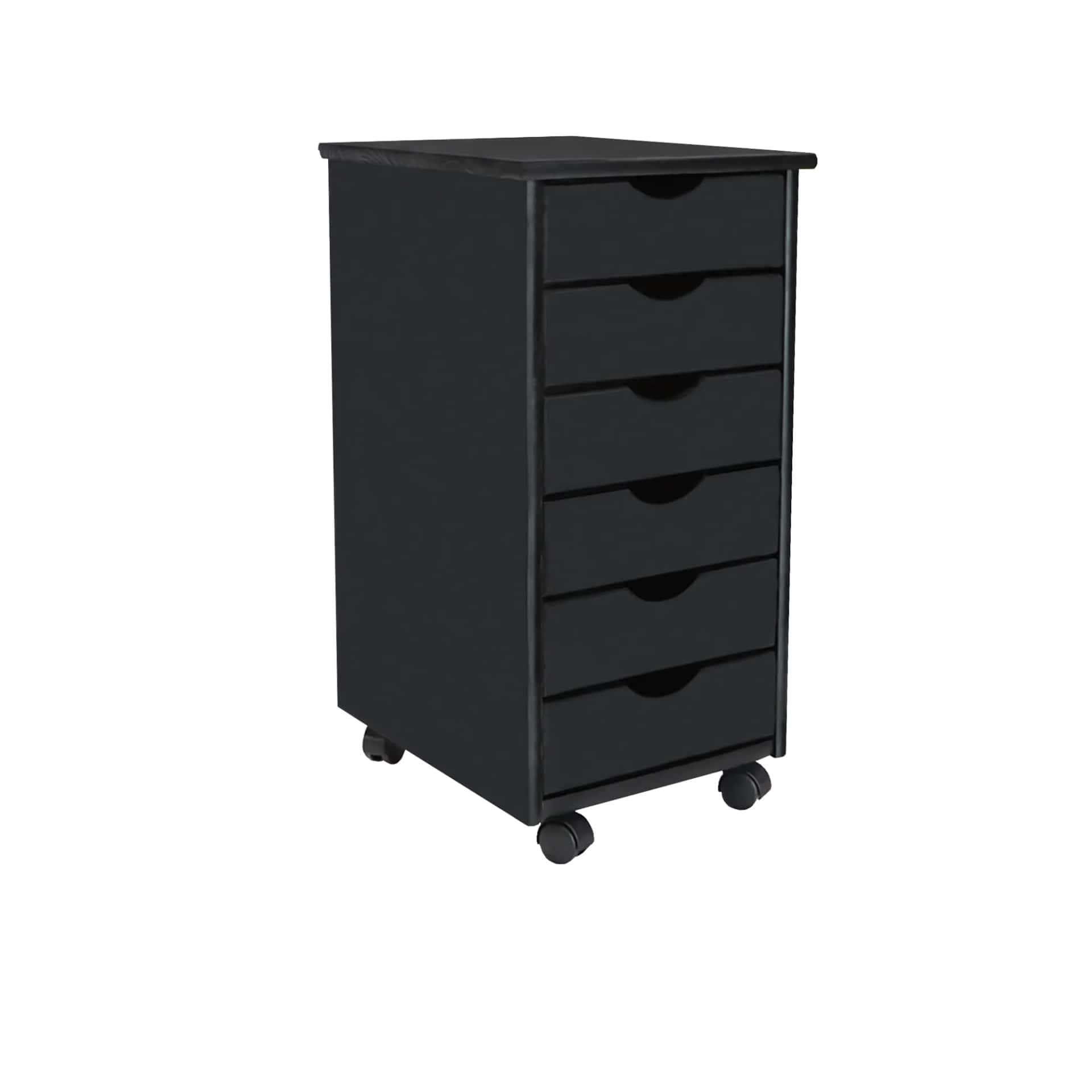 6 Drawer Rolling Cart Your mobile solution for stylish, everyday organization. - view 9