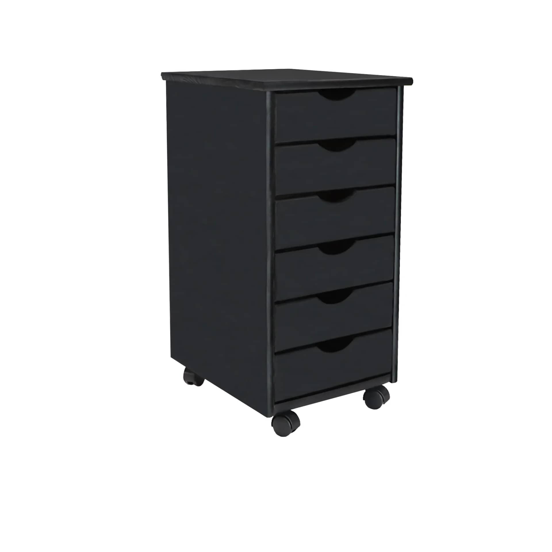 6 Drawer Rolling Cart Your mobile solution for stylish, everyday organization. - view 9
