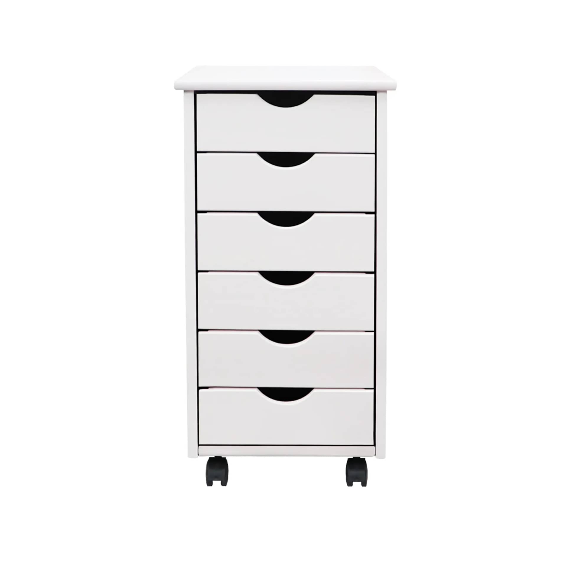 6 Drawer Rolling Cart Your mobile solution for stylish, everyday organization. - view 14