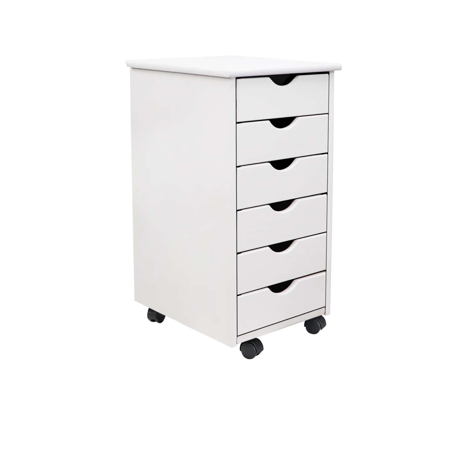 6 Drawer Rolling Cart Your mobile solution for stylish, everyday organization. - view 15