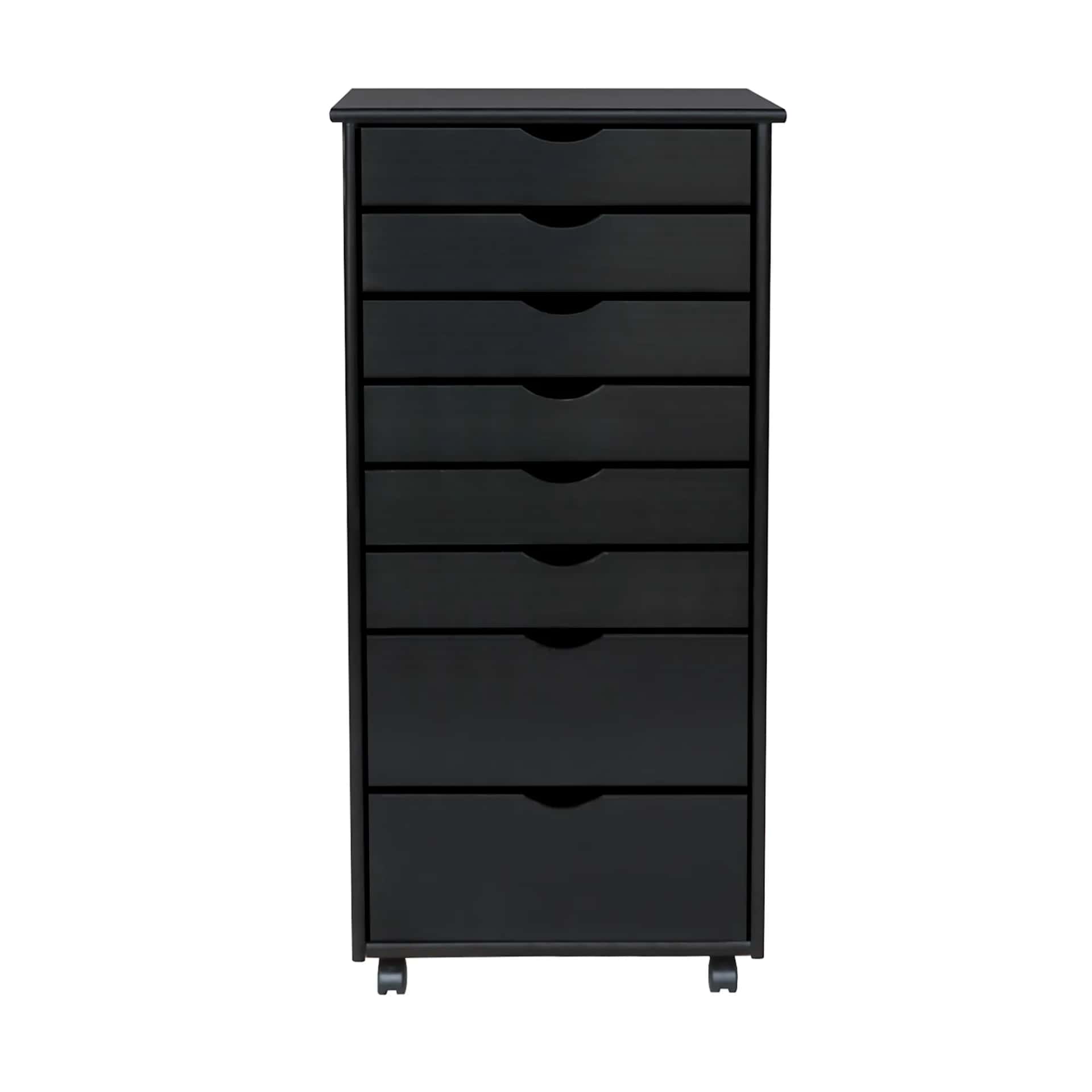 8 Drawer Wide Rolling Cart Ultimate organization with a versatile 6+2 drawer layout. - view 5