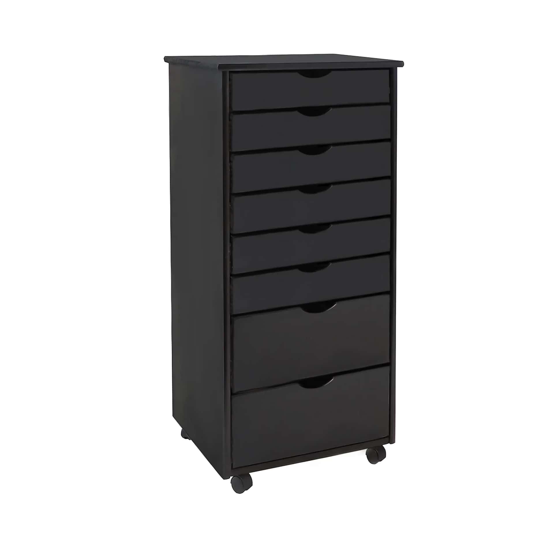 8 Drawer Wide Rolling Cart Ultimate organization with a versatile 6+2 drawer layout. - view 6