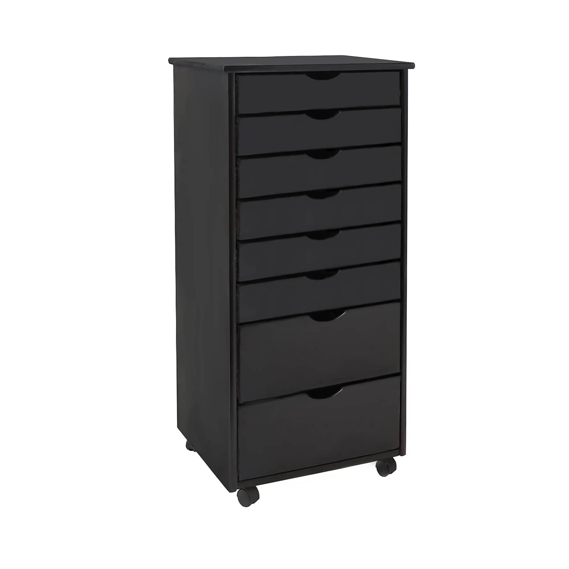 8 Drawer Wide Rolling Cart Ultimate organization with a versatile 6+2 drawer layout. - view 6