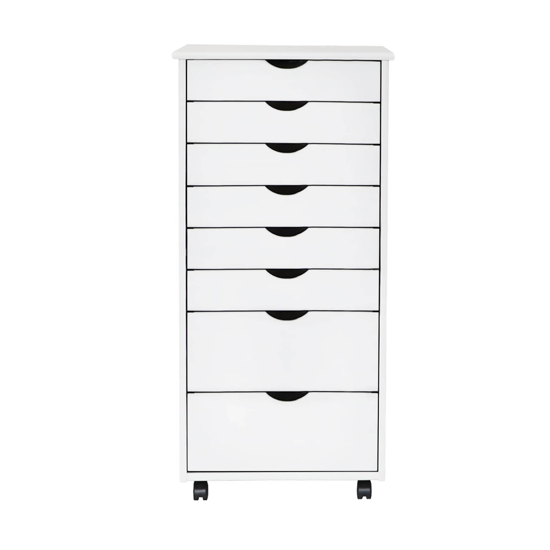 8 Drawer Wide Rolling Cart Ultimate organization with a versatile 6+2 drawer layout. - view 9
