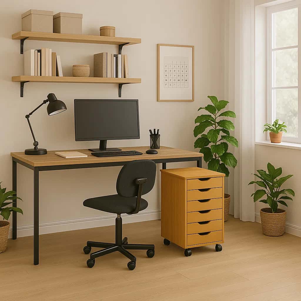 6 Drawer Rolling Cart Your mobile solution for stylish, everyday organization. - view 5