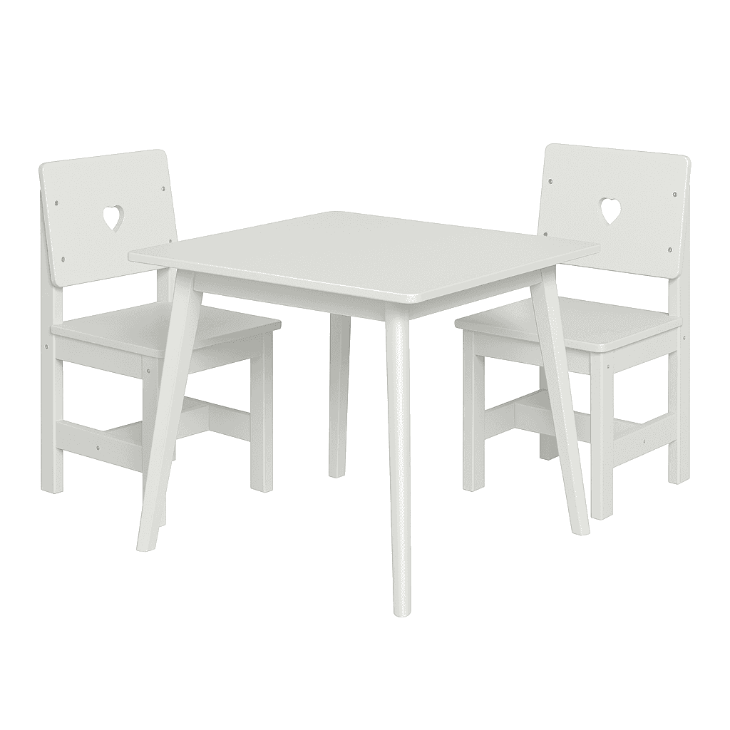 Kids Table and 2 Chairs Set Fun & Durable Play Space for Kids - view 1